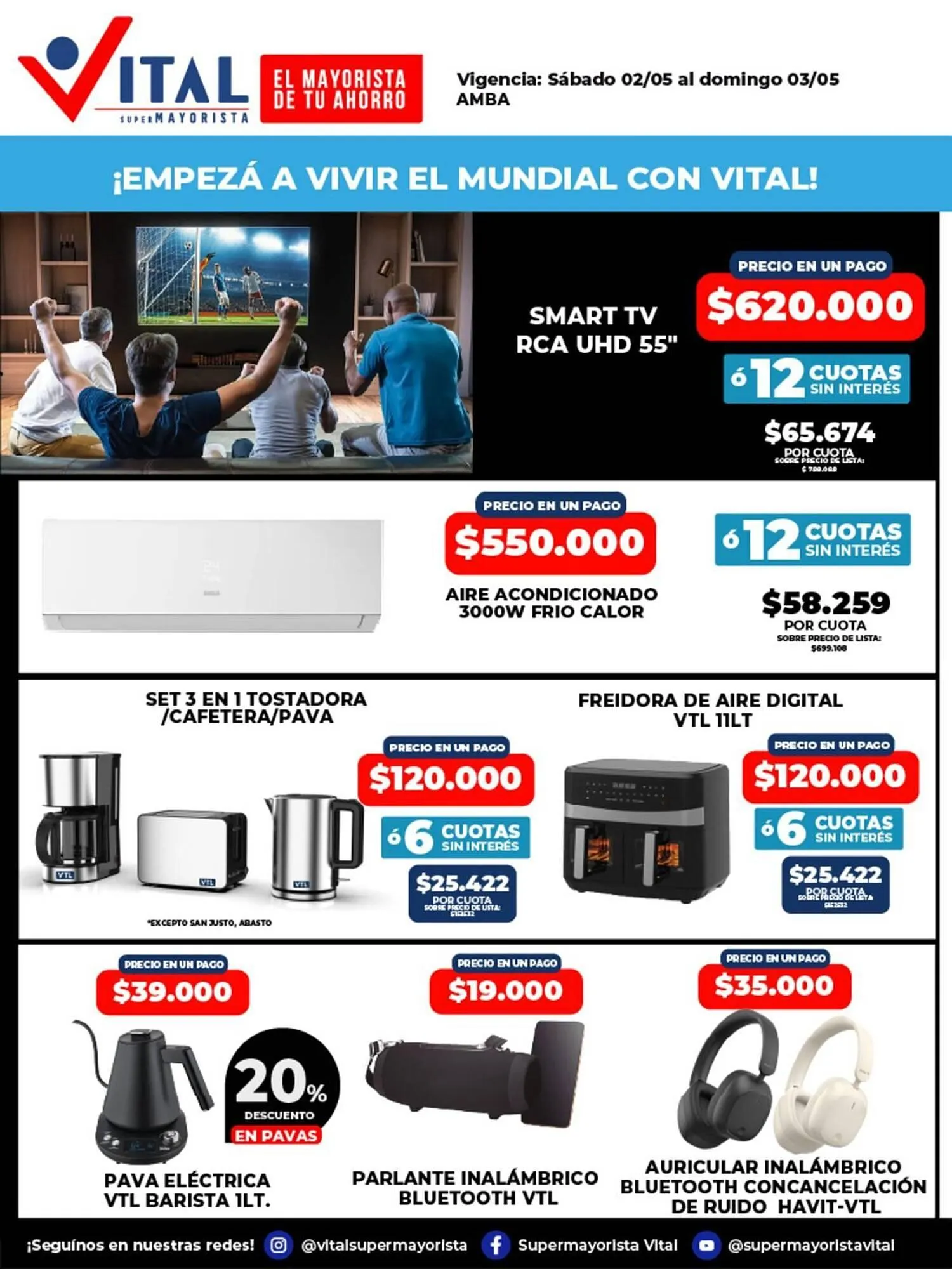 Ofertas de Catálogo Supermayorista Vital 2 de mayo al 3 de mayo 2026 - Página 3 del catálogo