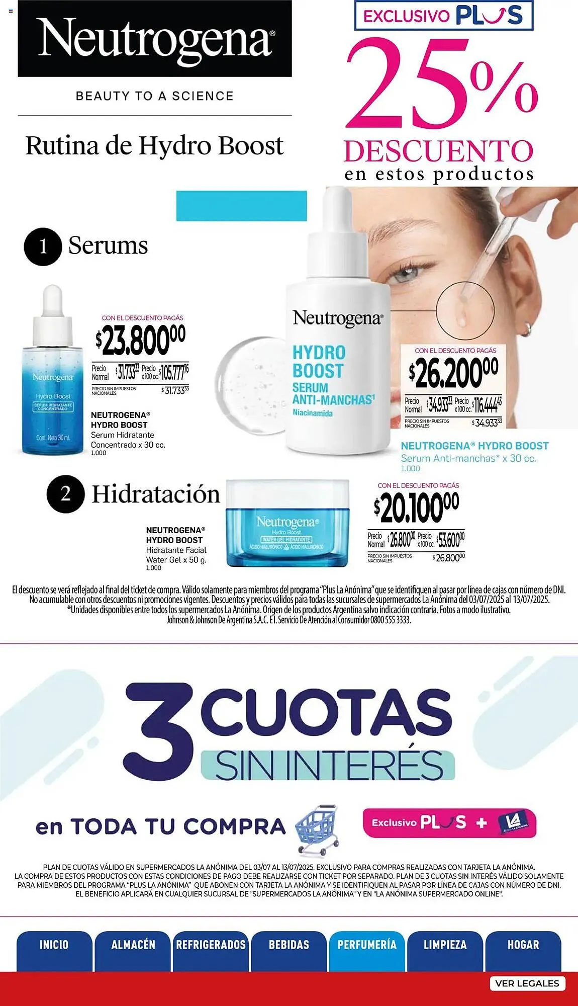 Ofertas de Catálogo La Anonima 3 de julio al 13 de julio 2025 - Página 29 del catálogo