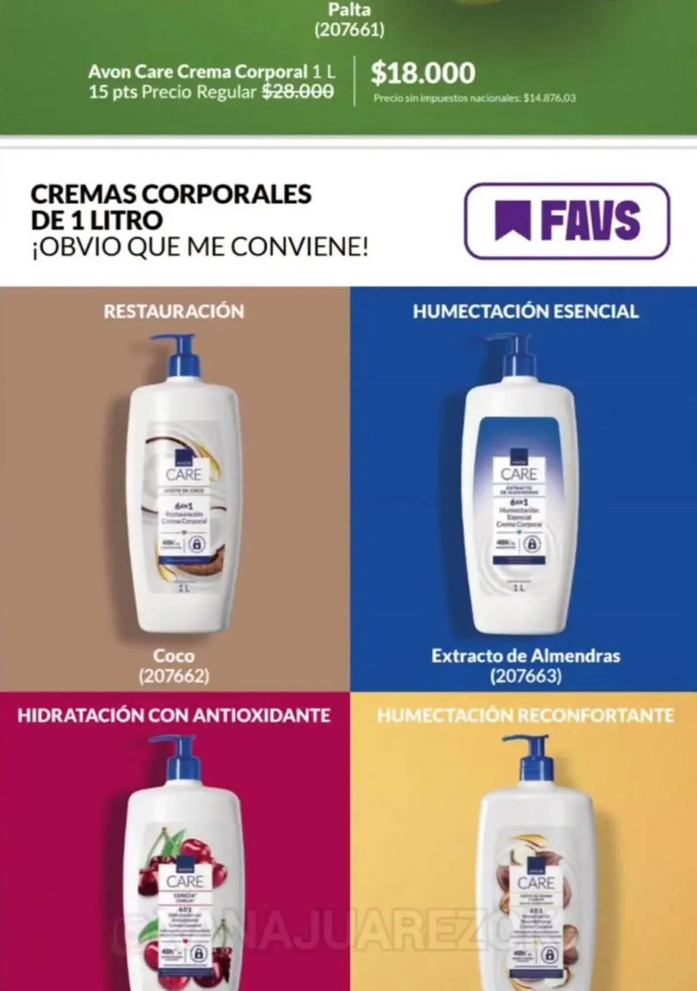 Ofertas de Catálogo Avon 1 de julio al 31 de julio 2026 - Página 165 del catálogo