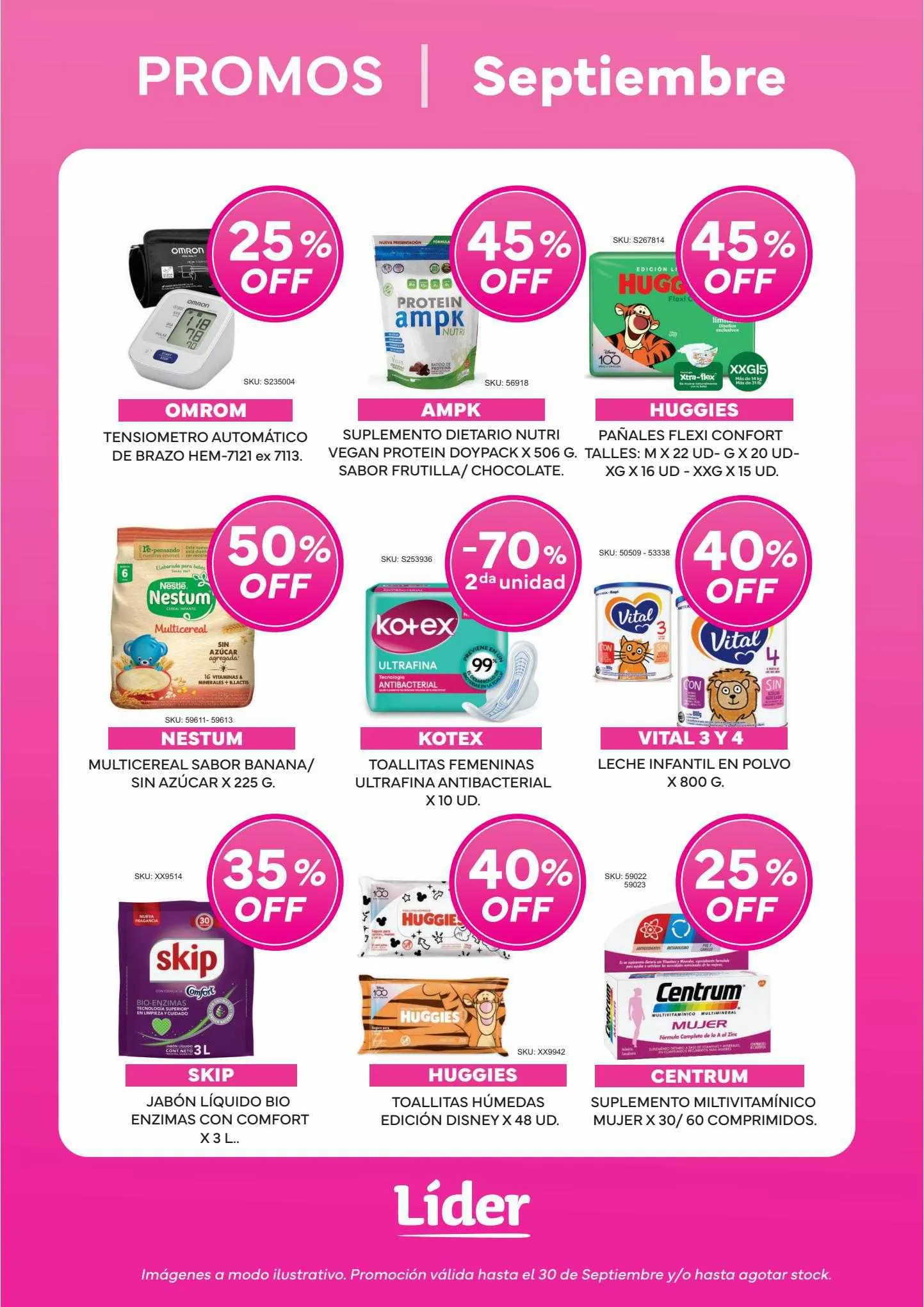 Ofertas de Catálogo Farmacias Líder 31 de agosto al 17 de septiembre 2023 - Página 2 del catálogo