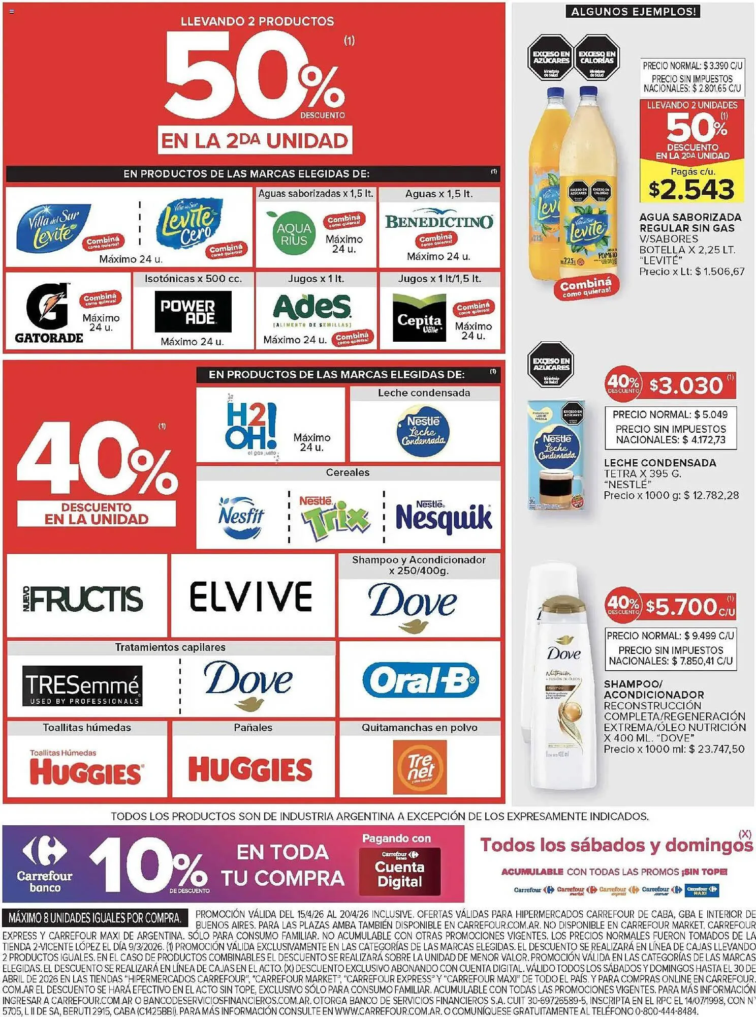 Ofertas de Catálogo Carrefour 15 de abril al 20 de abril 2026 - Página 7 del catálogo