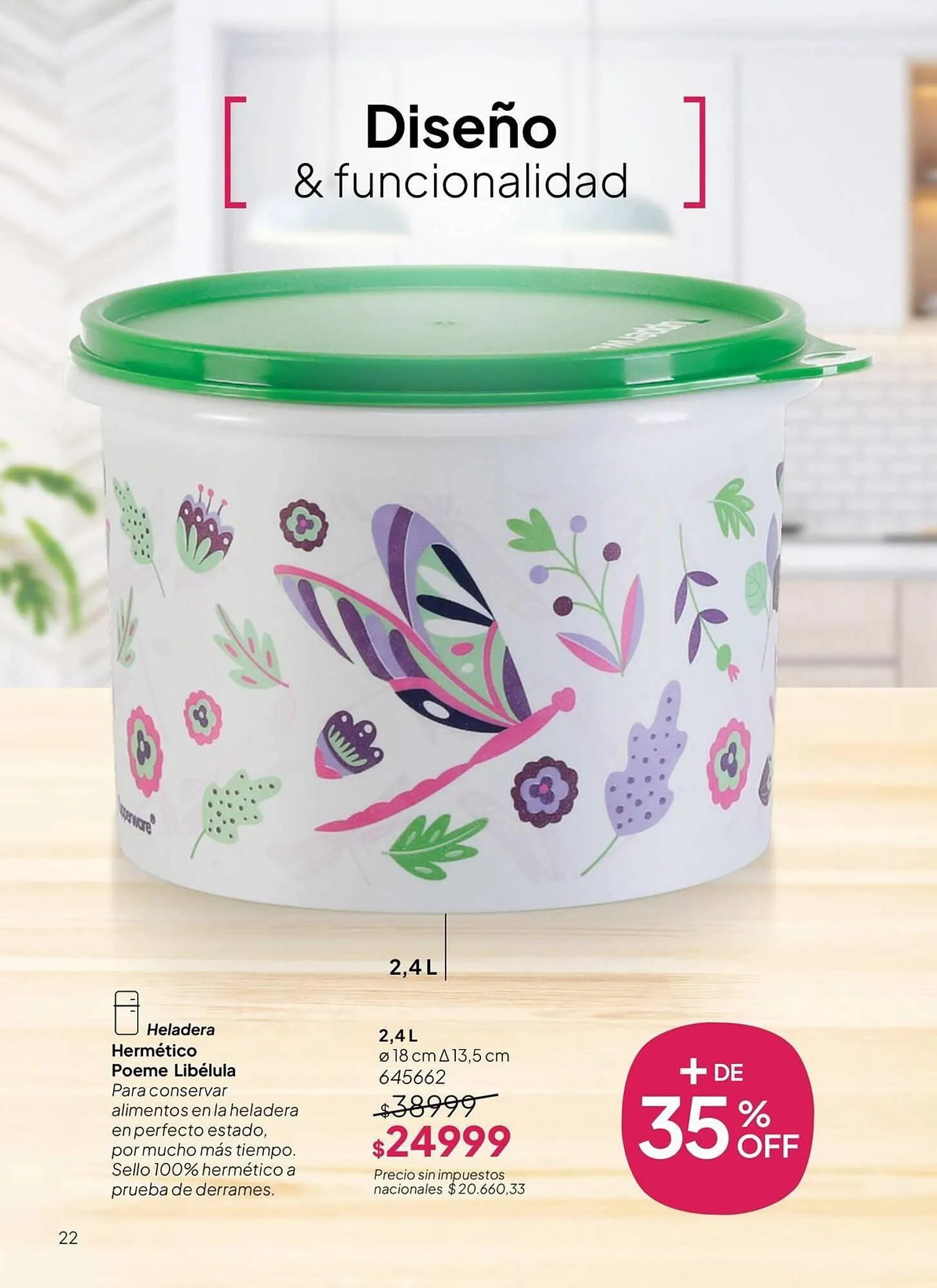 Ofertas de Folleto Tupperware 2 de diciembre al 31 de enero 2026 - Página 22 del catálogo