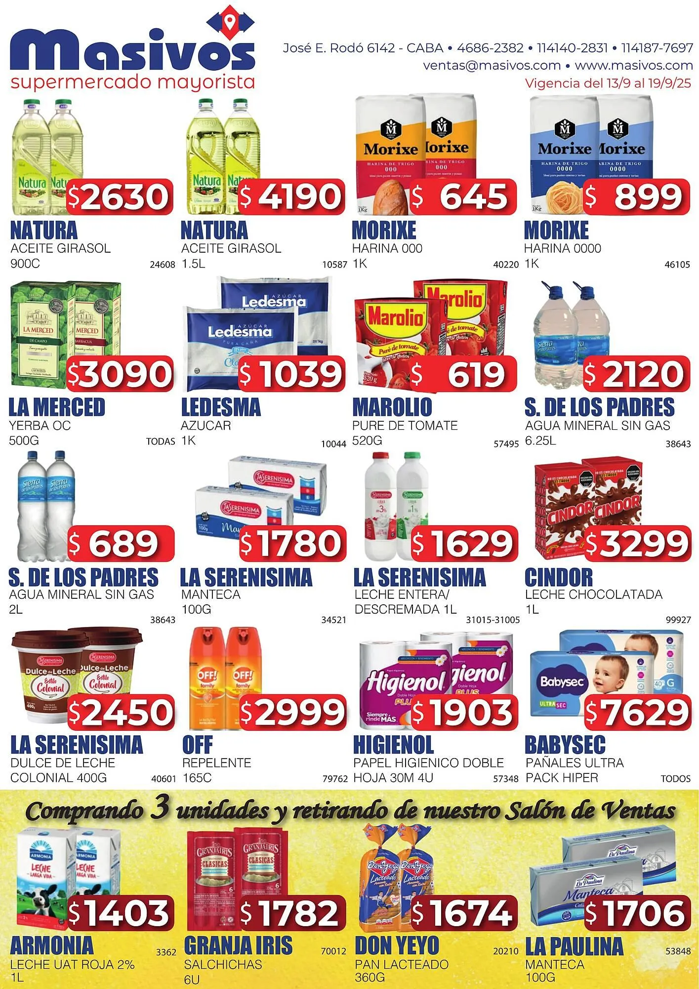 Catálogo Masivos - 1