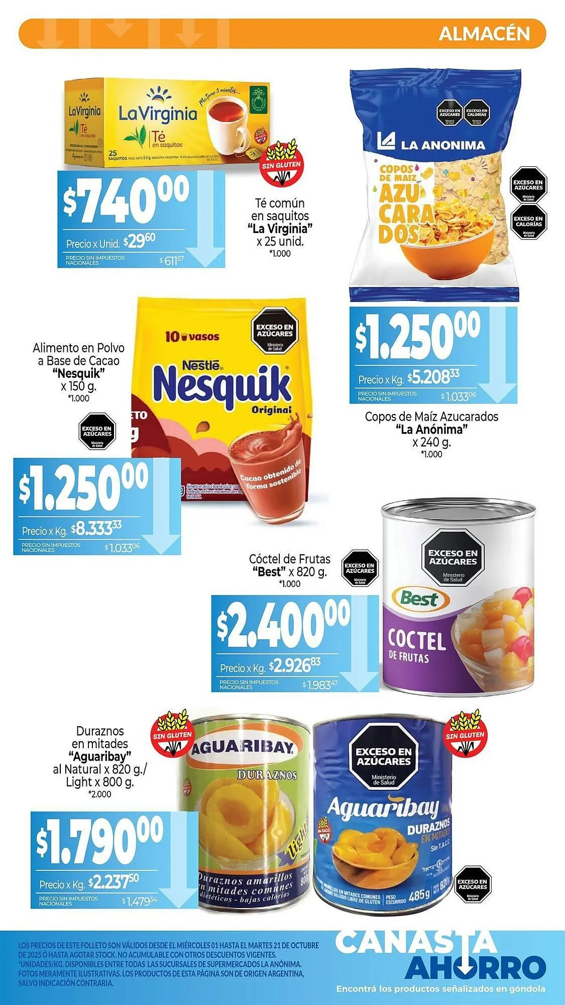 Ofertas de Catálogo La Anonima 1 de octubre al 21 de octubre 2025 - Página 5 del catálogo