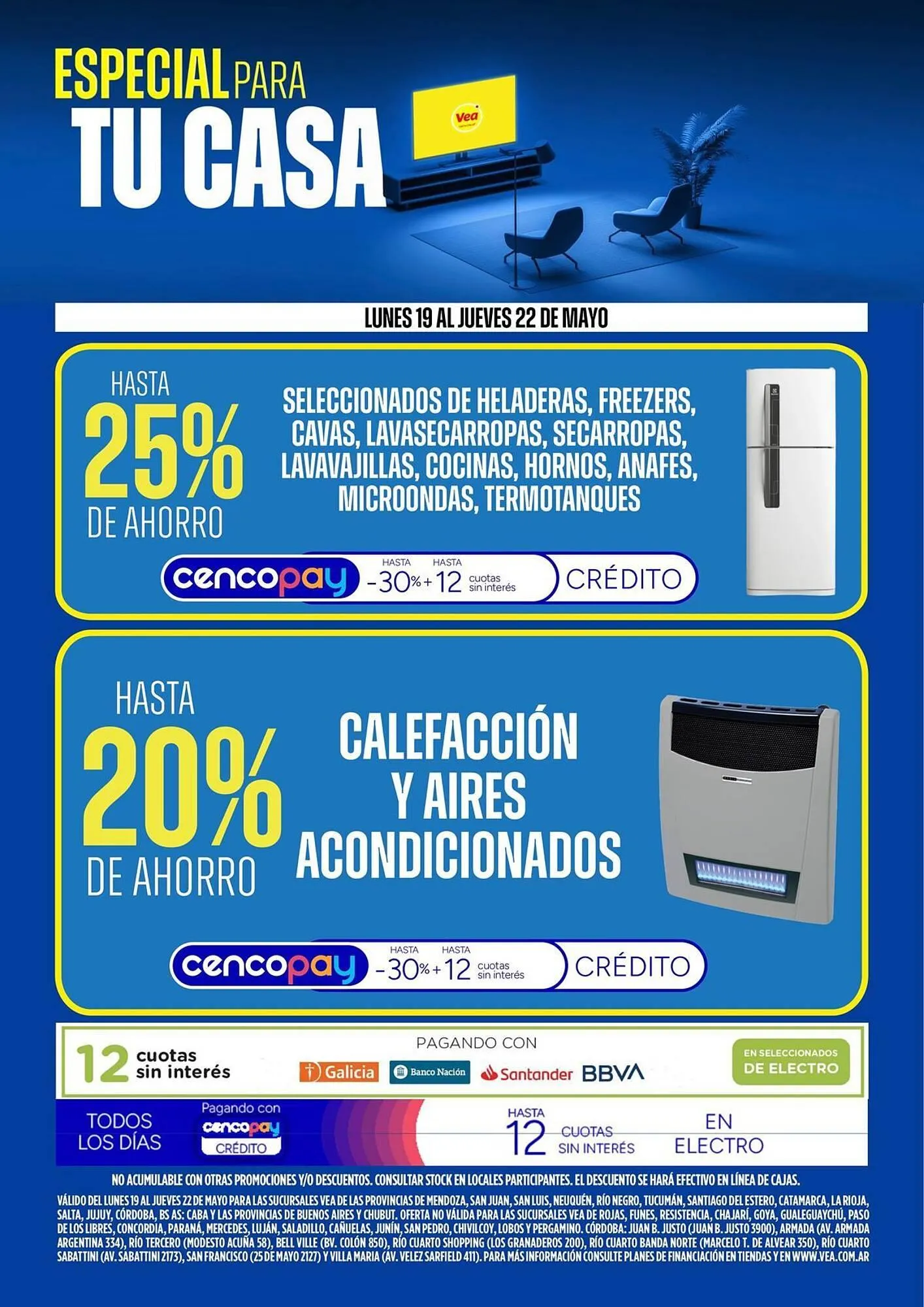 Ofertas de Catálogo Supermercados Vea 17 de mayo al 22 de mayo 2025 - Página 1 del catálogo