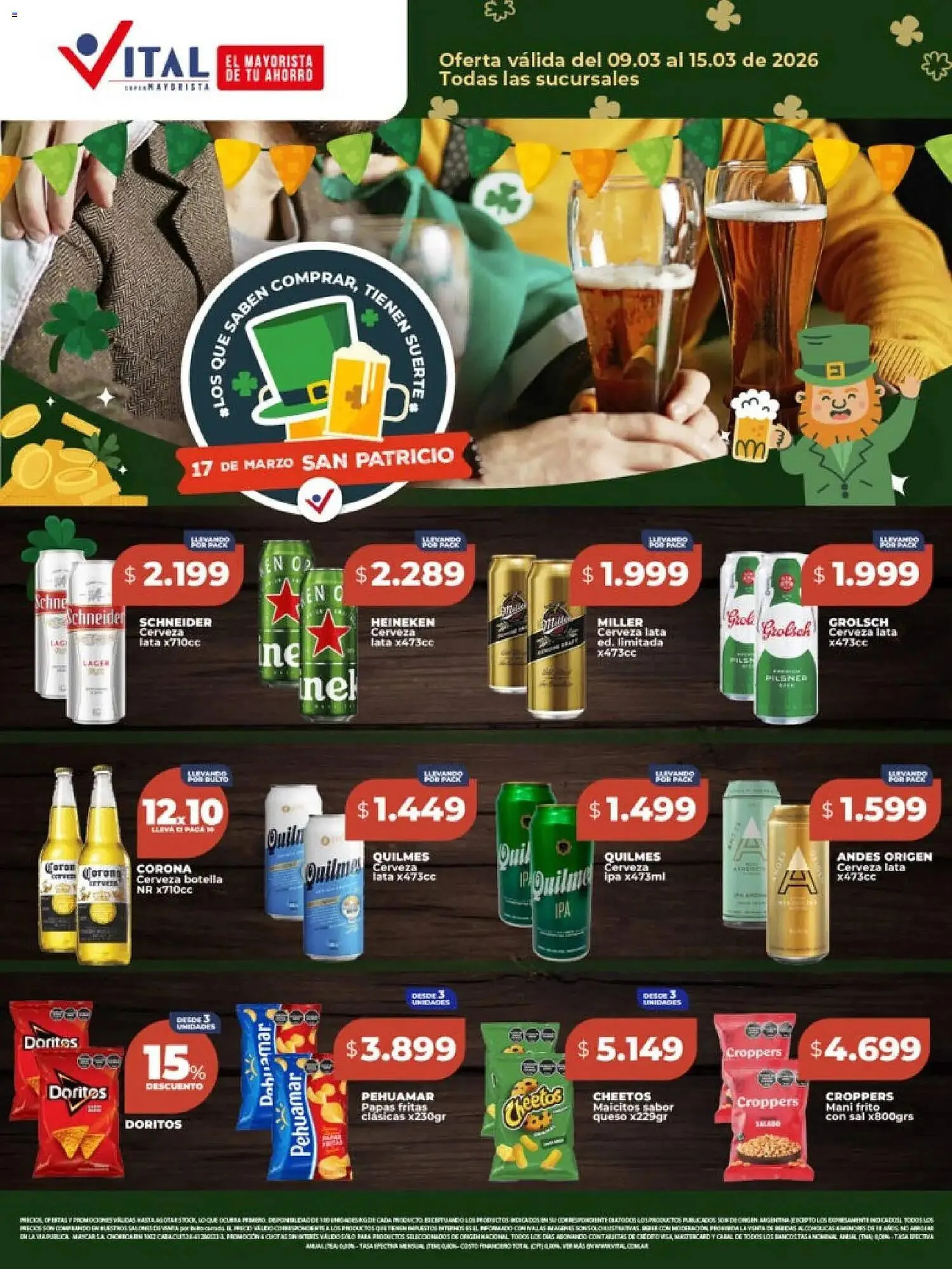 Ofertas de Catálogo Supermayorista Vital 9 de marzo al 15 de marzo 2026 - Página 1 del catálogo