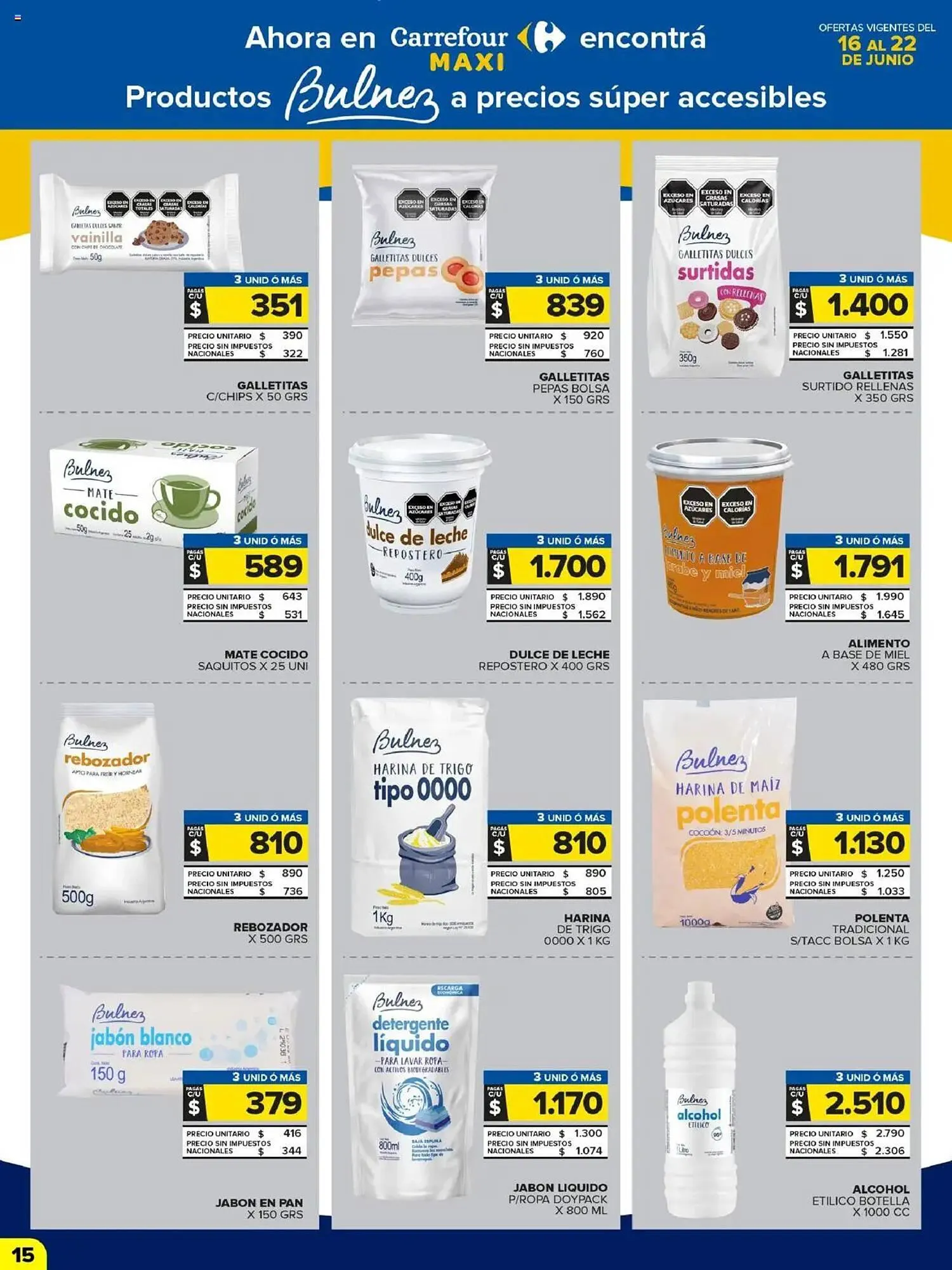 Ofertas de Catálogo Carrefour Maxi 16 de junio al 22 de junio 2025 - Página 15 del catálogo