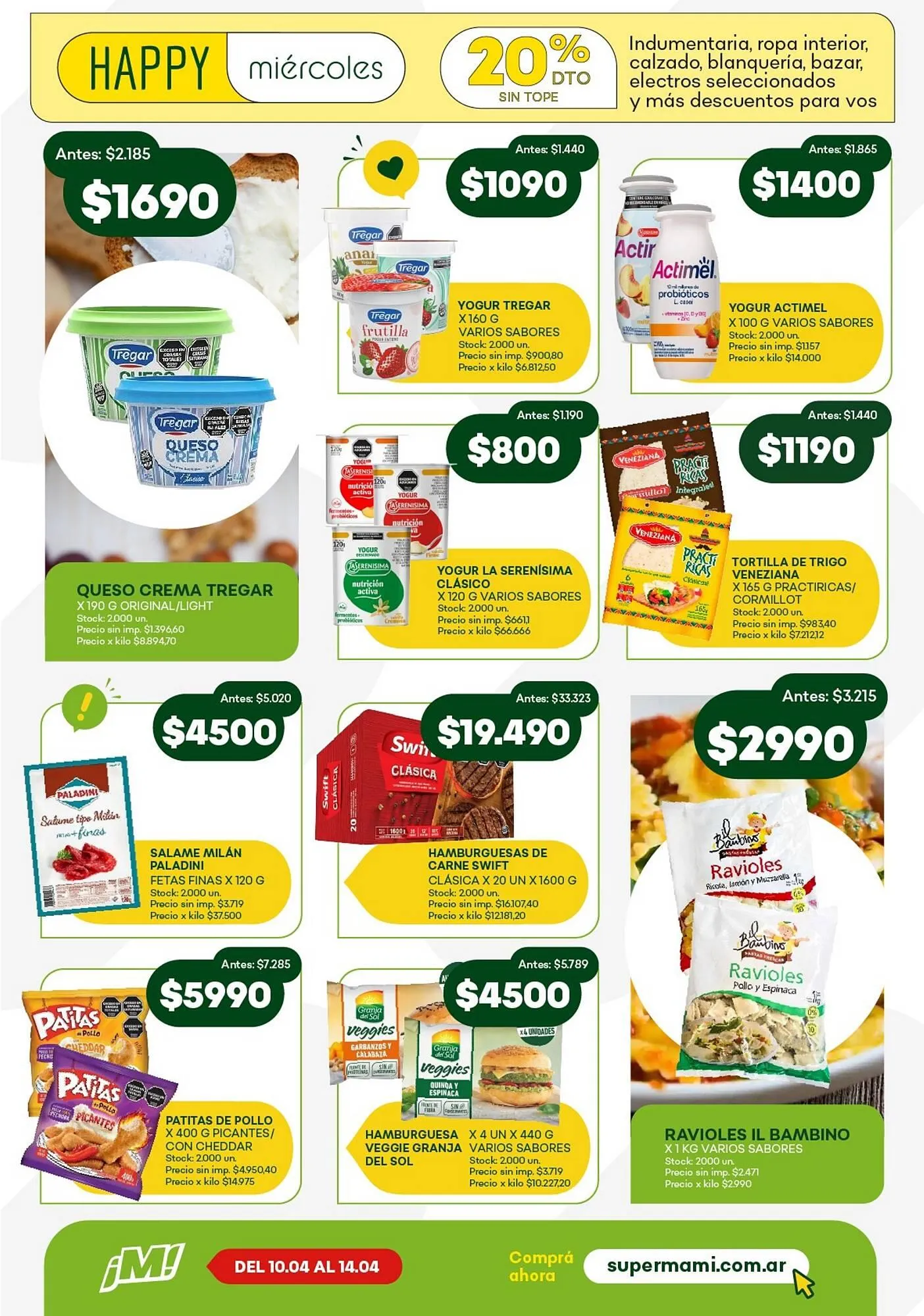 Ofertas de Catálogo Super MAMI 9 de abril al 14 de abril 2026 - Página 10 del catálogo