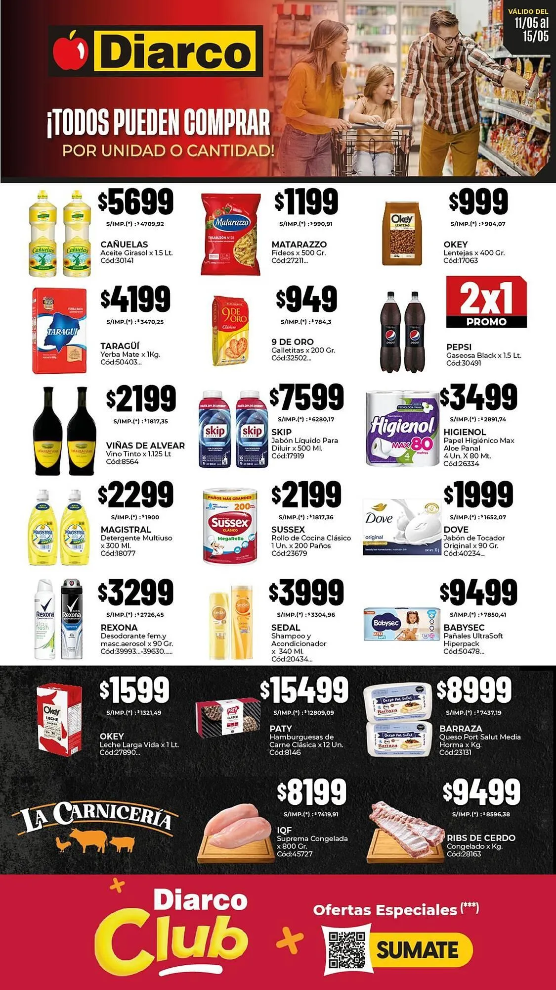 Ofertas de Catálogo Diarco 11 de mayo al 15 de mayo 2026 - Página 1 del catálogo