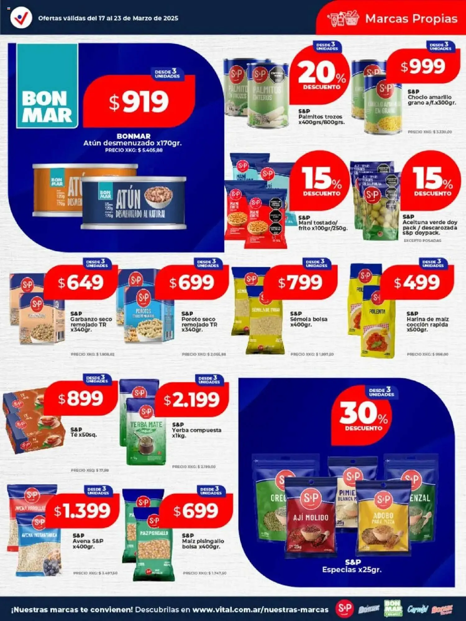 Ofertas de Catálogo Supermayorista Vital 17 de marzo al 23 de marzo 2025 - Página 22 del catálogo