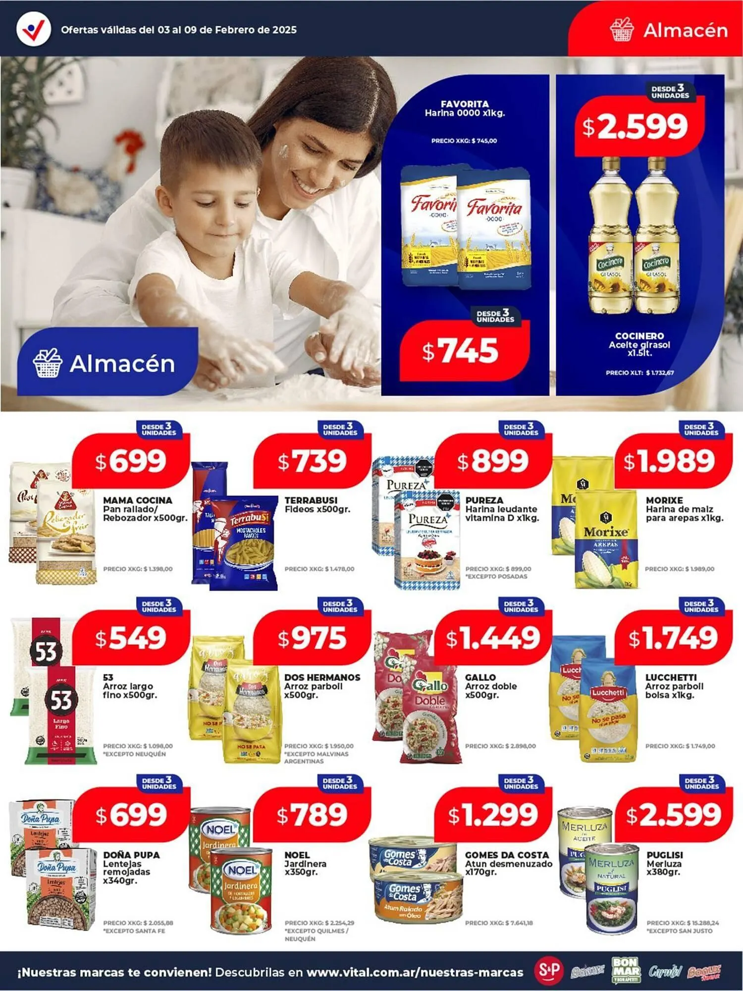 Ofertas de Catálogo Supermayorista Vital 3 de febrero al 9 de febrero 2025 - Página 13 del catálogo