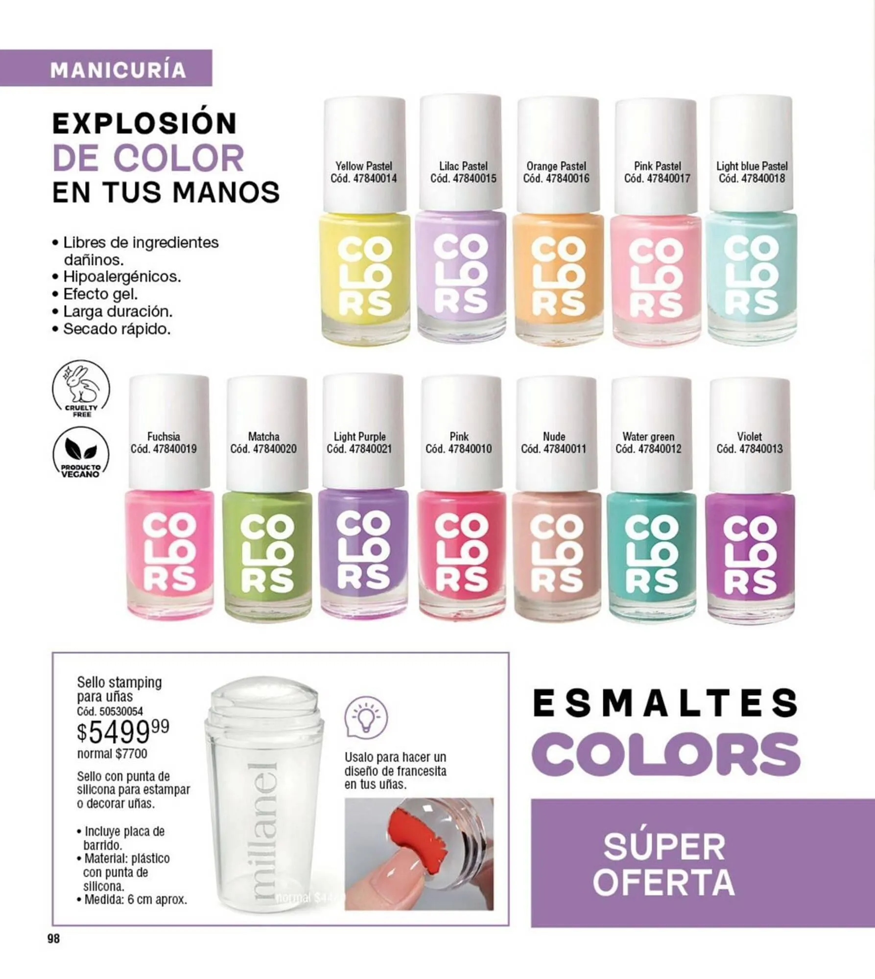 Ofertas de Catálogo Millanel Cosmética 3 de marzo al 30 de marzo 2025 - Página 98 del catálogo