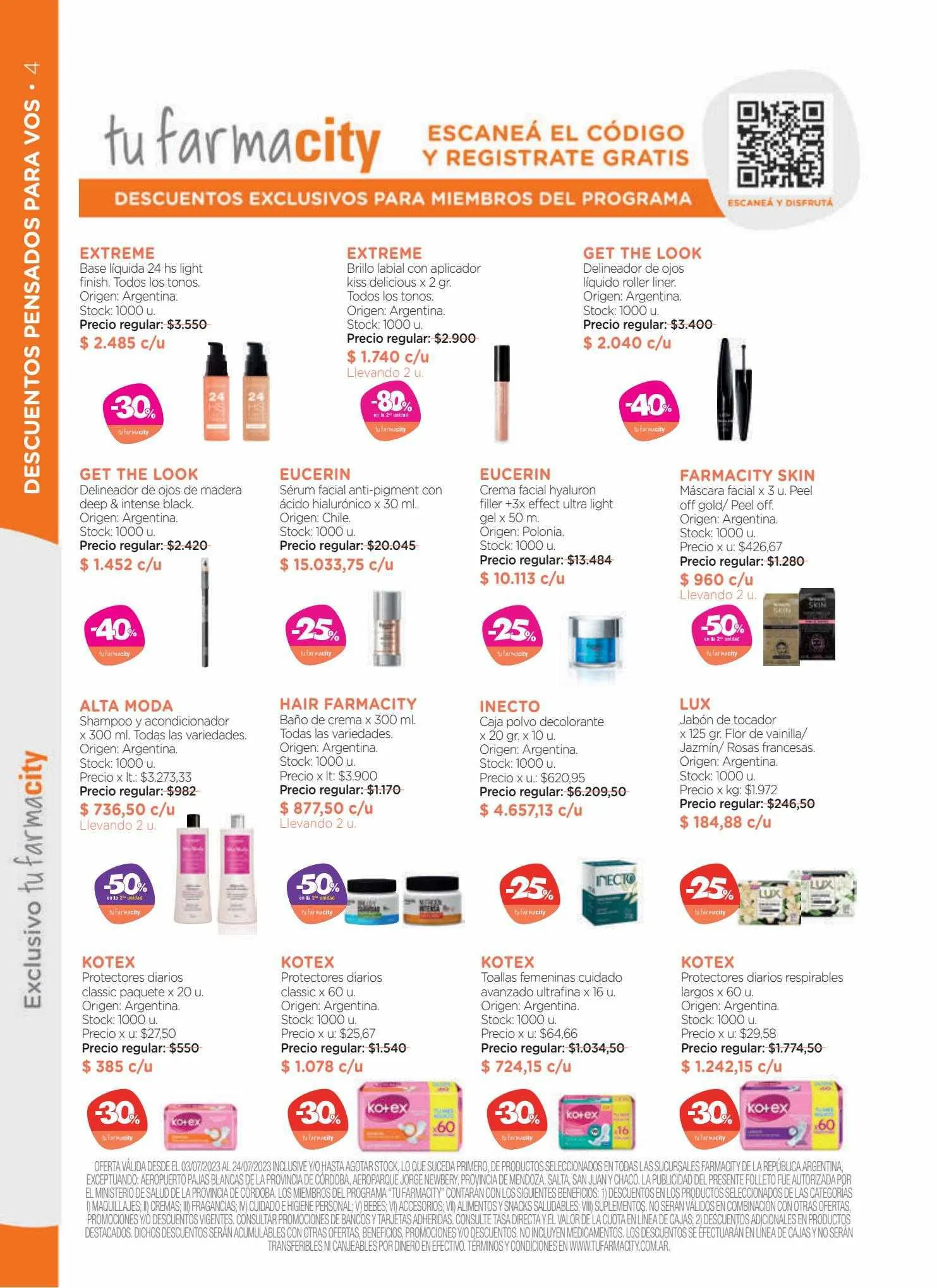 Ofertas de Catálogo Farmacity 7 de julio al 25 de julio 2023 - Página 4 del catálogo