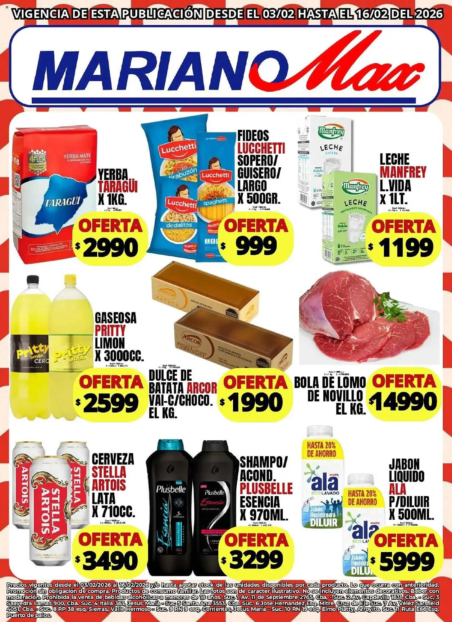Ofertas de Catálogo Supermercados Mariano Max 3 de febrero al 16 de febrero 2026 - Página 1 del catálogo