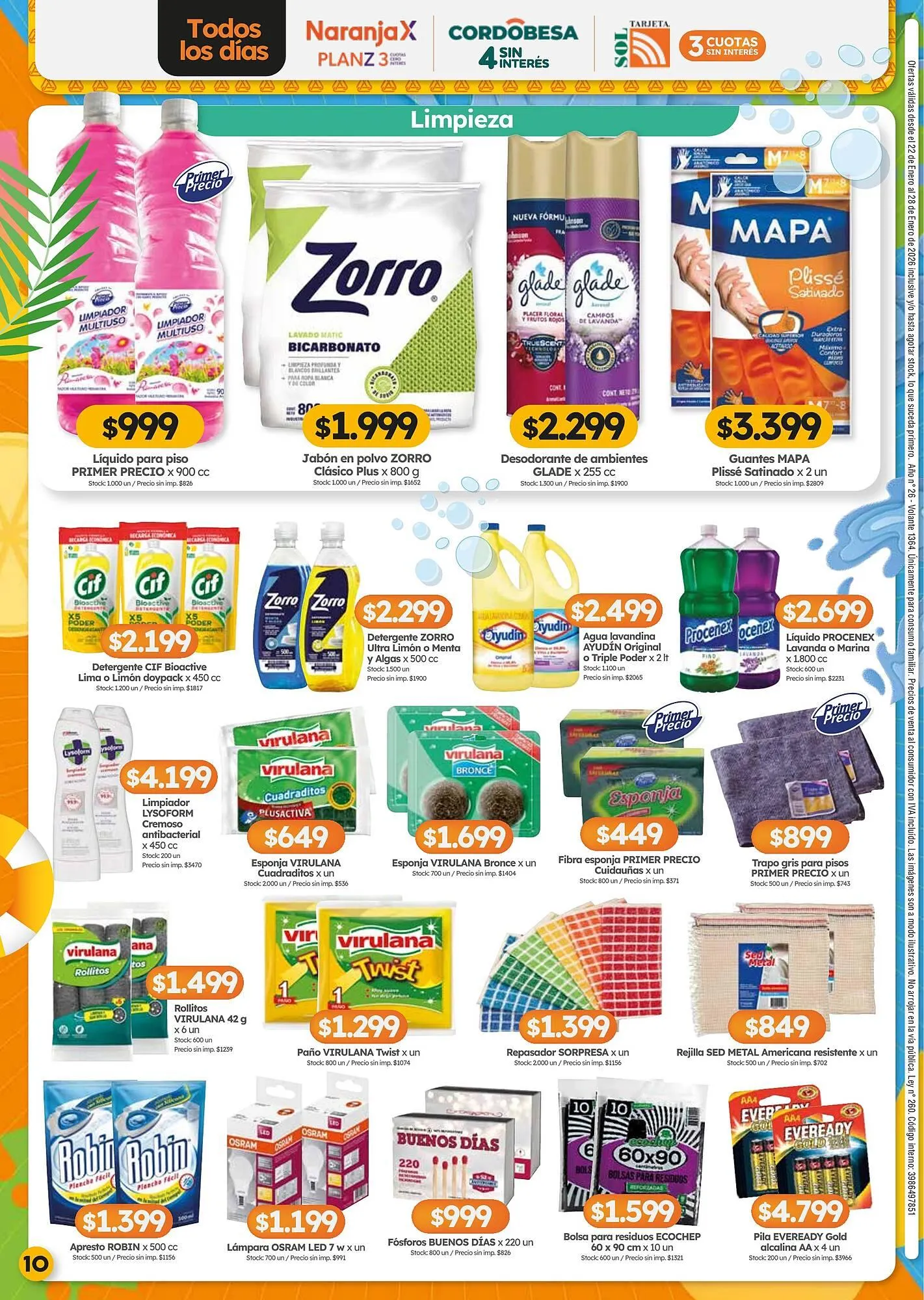 Ofertas de Folleto Cordiez 22 de enero al 28 de enero 2026 - Página 10 del catálogo