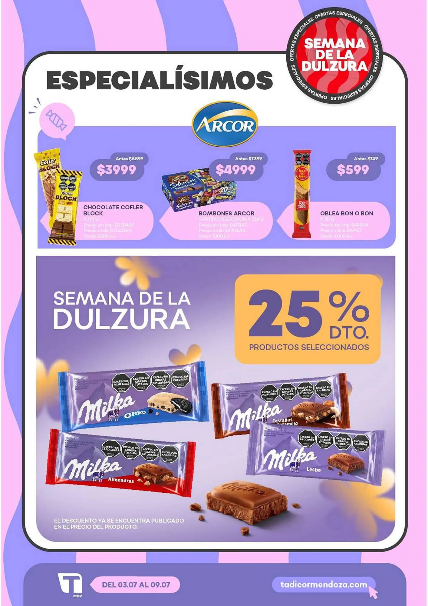 Ofertas de Catálogo Supermercados Tadicor 3 de julio al 11 de julio 2025 - Página 12 del catálogo