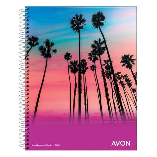 CUADERNO AVÓN 22X29 84 HOJAS RAYADO CON ESPIRALES