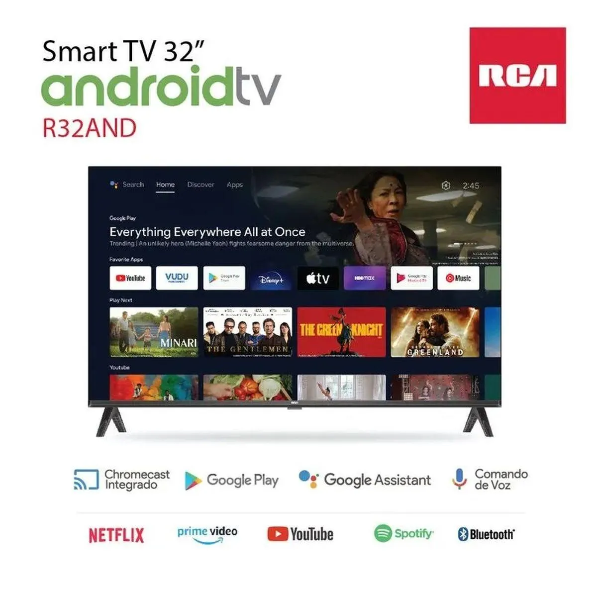 Smart TV RCA 32'' LED HD R32AND