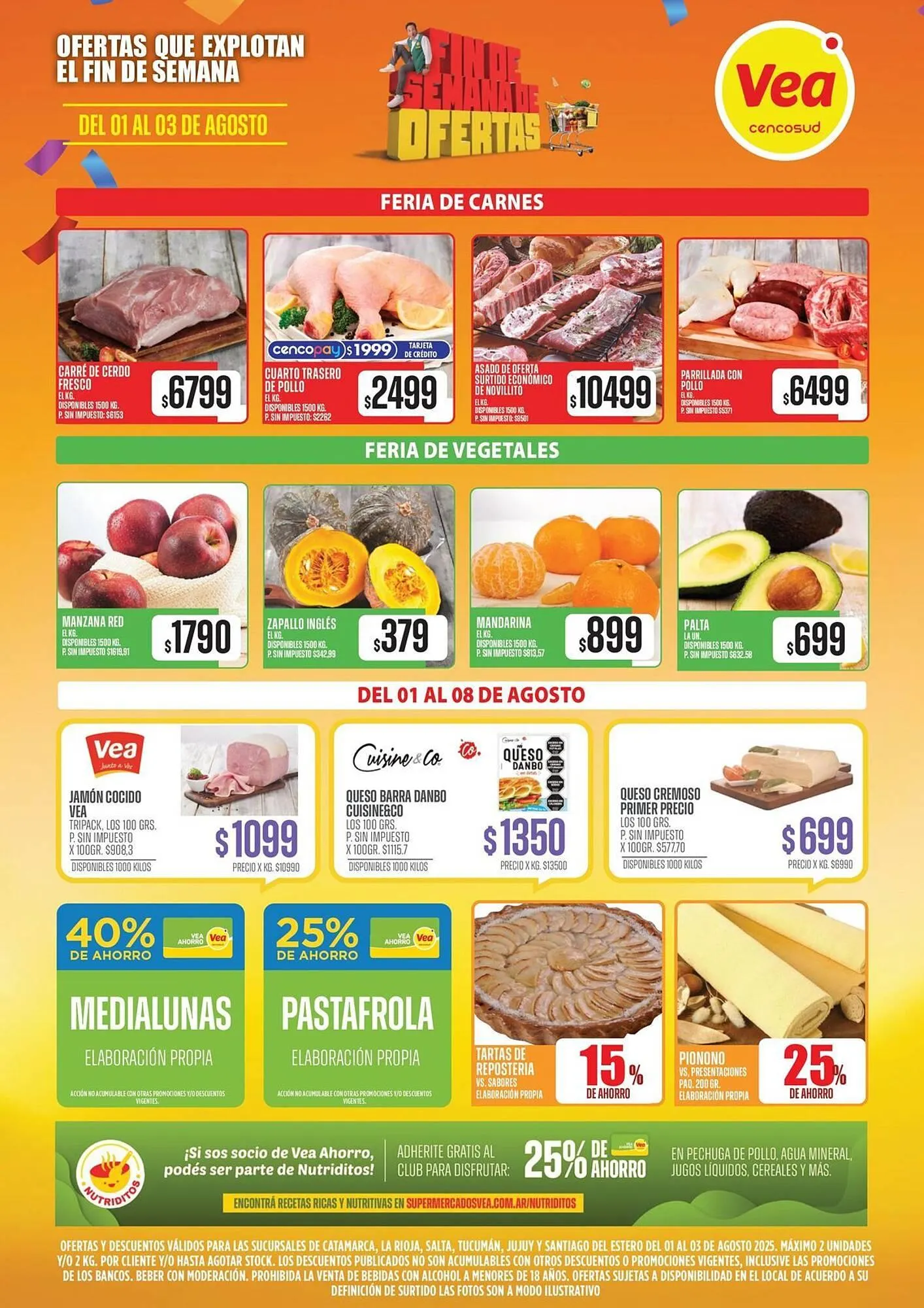 Ofertas de Catálogo Supermercados Vea 1 de agosto al 3 de agosto 2025 - Página 2 del catálogo