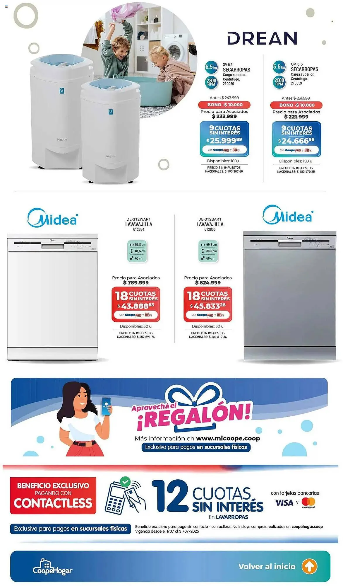 Ofertas de Catálogo Cooperativa Obrera 14 de julio al 28 de julio 2025 - Página 54 del catálogo