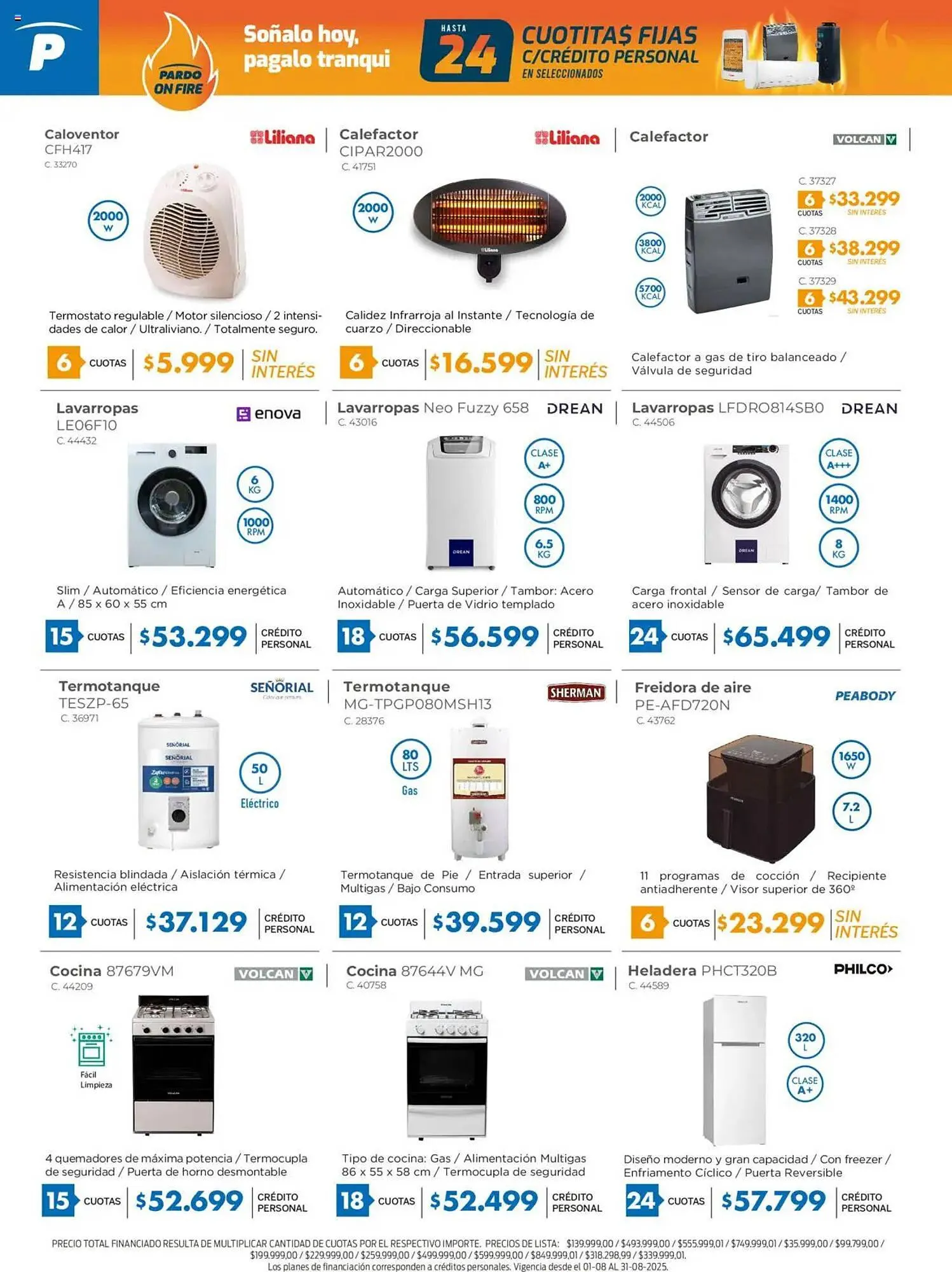 Ofertas de Catálogo Pardo Hogar 1 de agosto al 2 de septiembre 2025 - Página 2 del catálogo