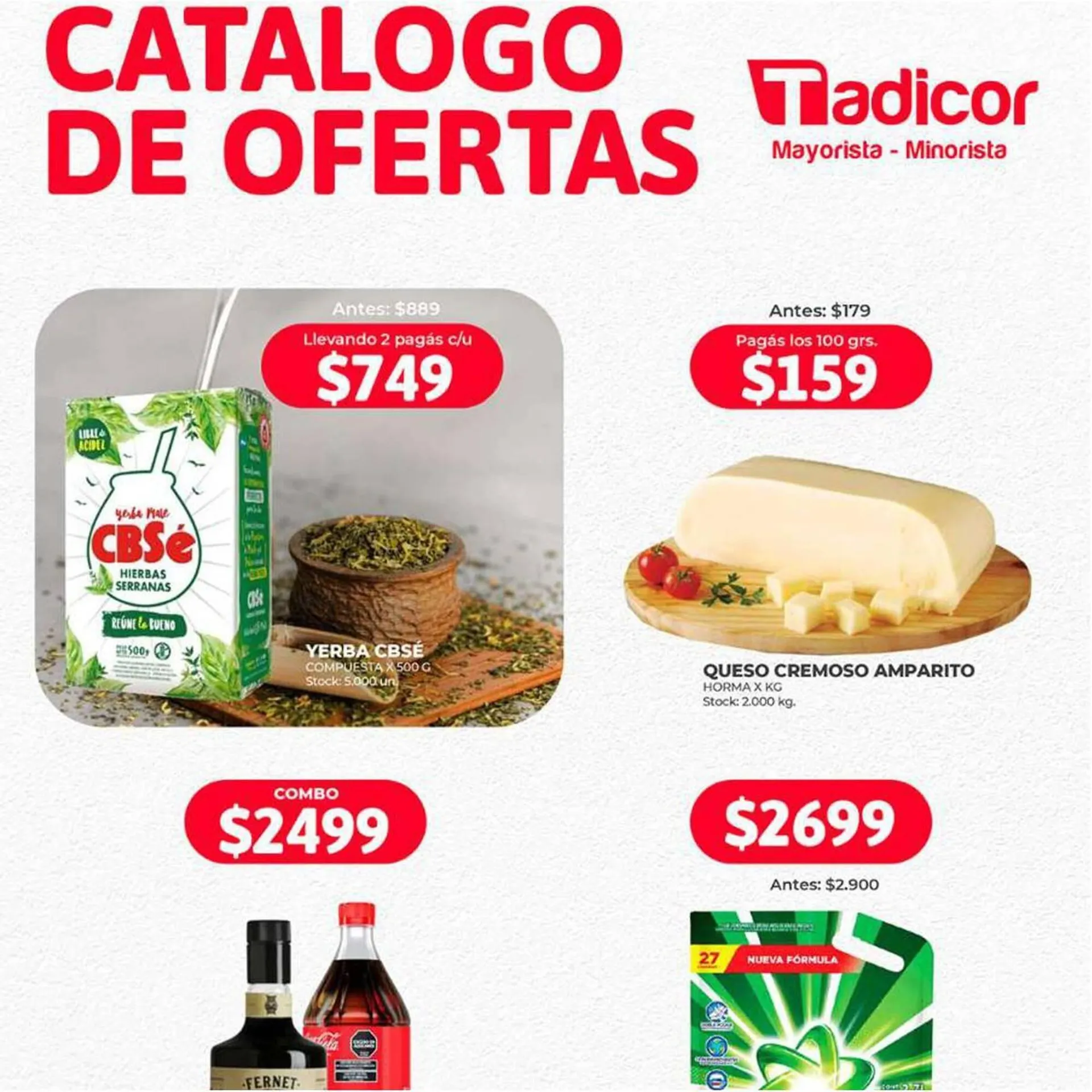 Ofertas de Catálogo Supermercados Tadicor 15 de noviembre al 21 de noviembre 2023 - Página 1 del catálogo