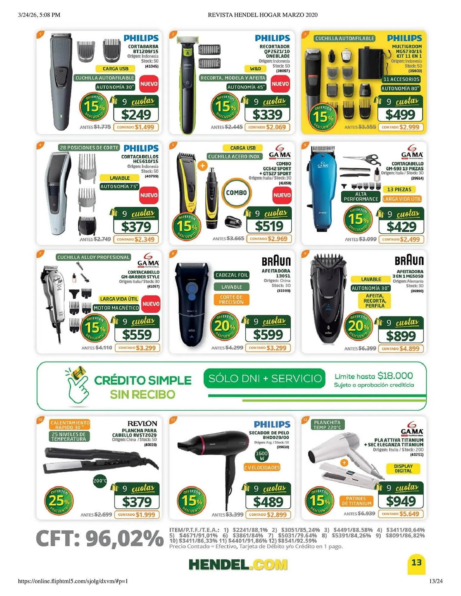 Ofertas de Catálogo Hendel 24 de marzo al 31 de marzo 2026 - Página 13 del catálogo