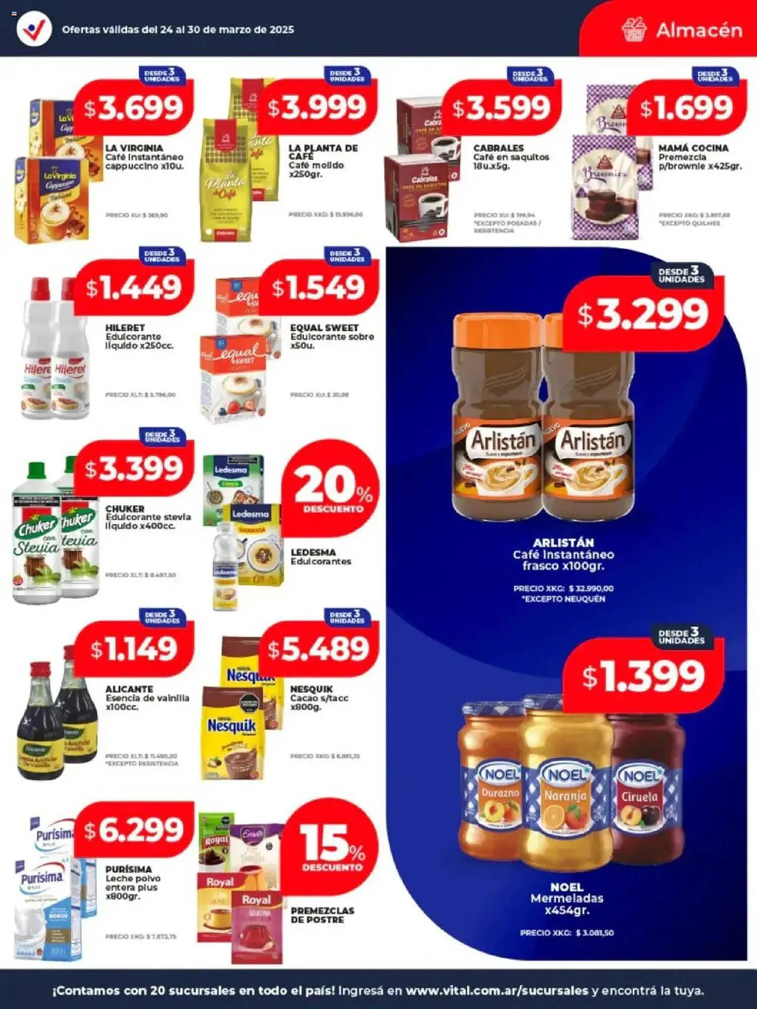 Ofertas de Catálogo Supermayorista Vital 24 de marzo al 30 de marzo 2025 - Página 17 del catálogo
