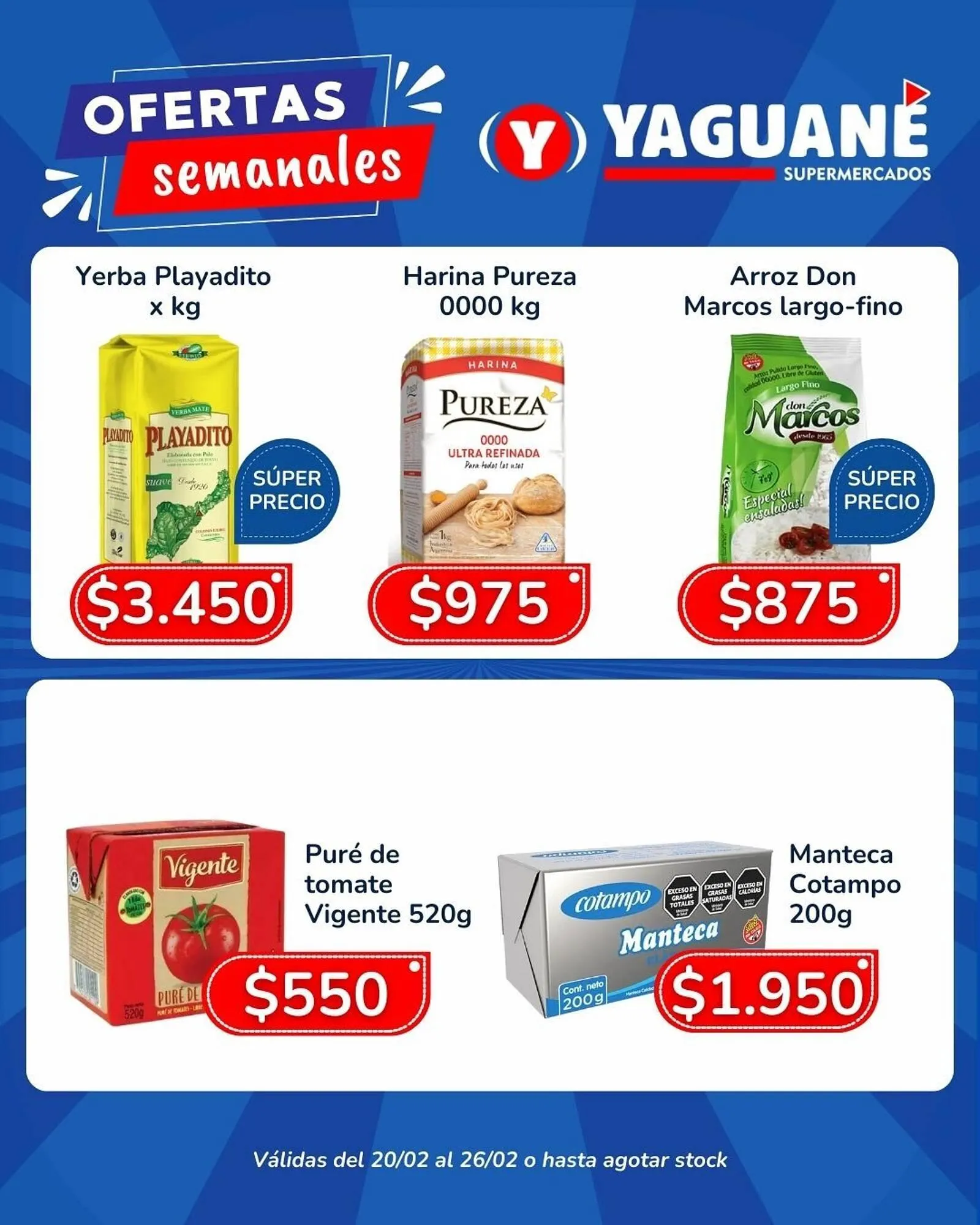 Ofertas de Catálogo Yaguane Supermercados 20 de febrero al 26 de febrero 2026 - Página 2 del catálogo