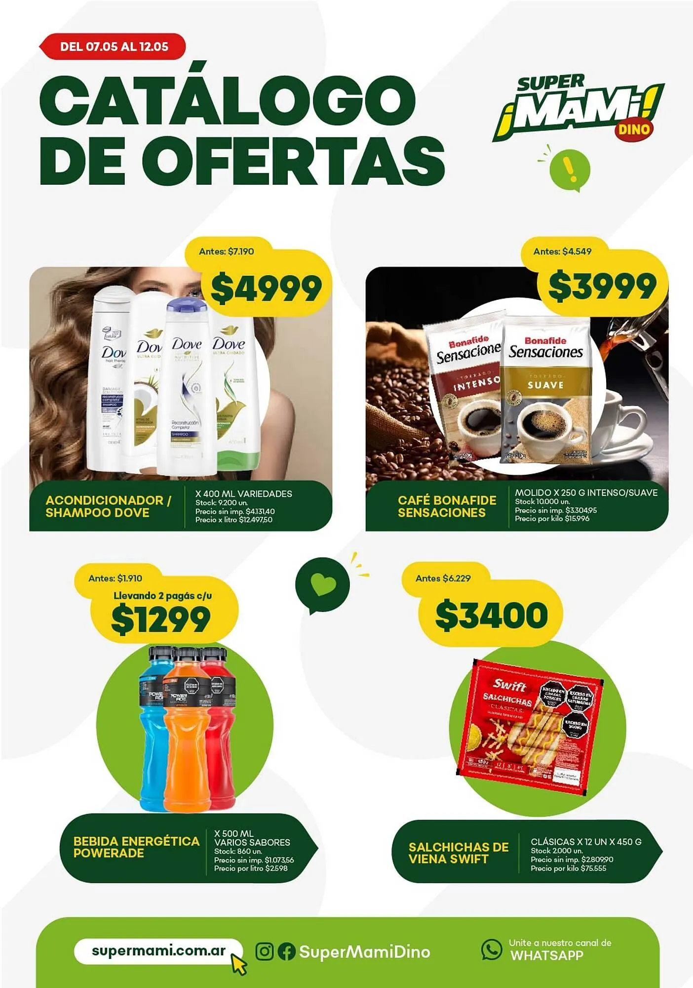 Ofertas de Catálogo Super MAMI 6 de mayo al 12 de mayo 2026 - Página 1 del catálogo