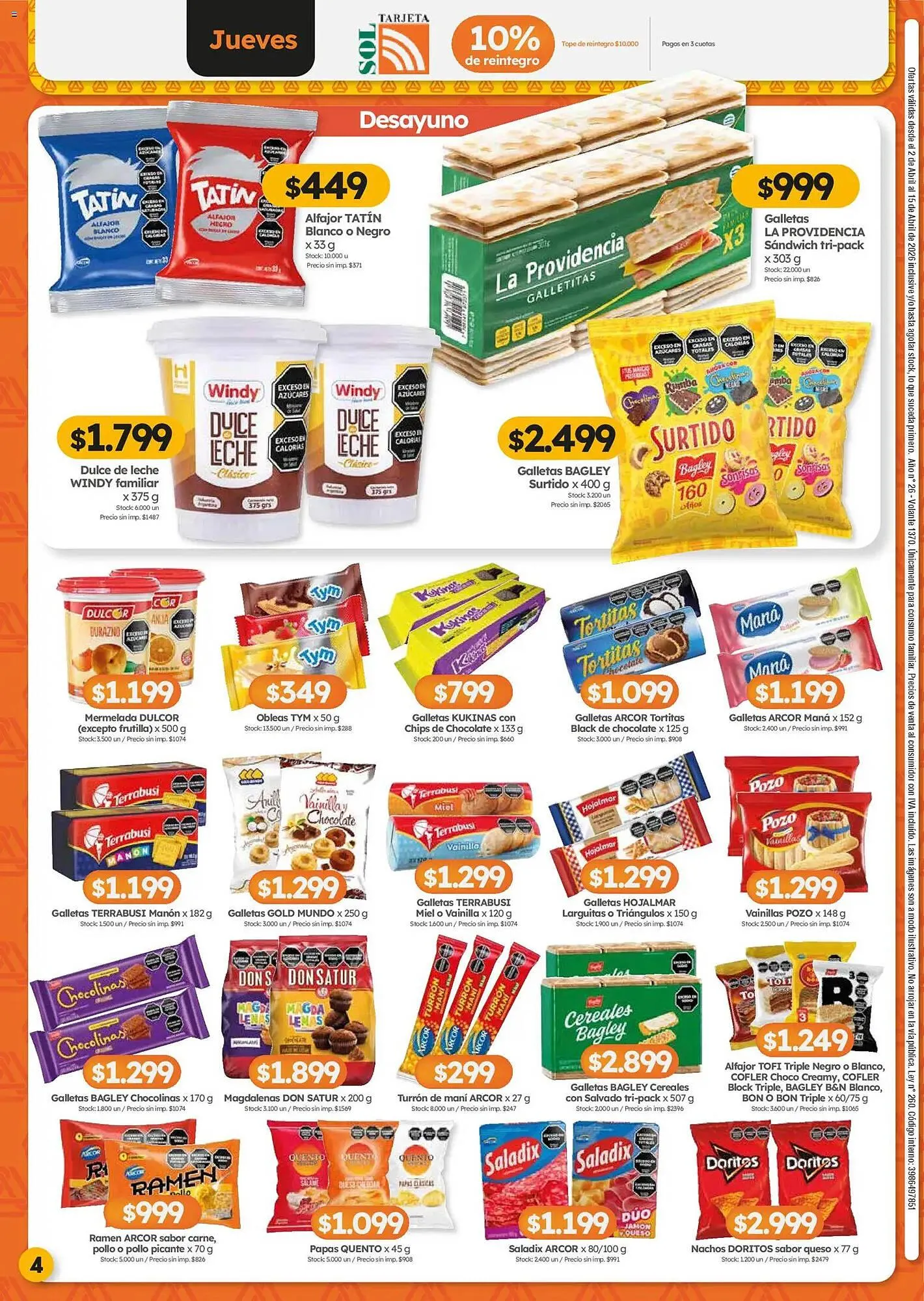 Ofertas de Folleto Cordiez 1 de abril al 15 de abril 2026 - Página 4 del catálogo