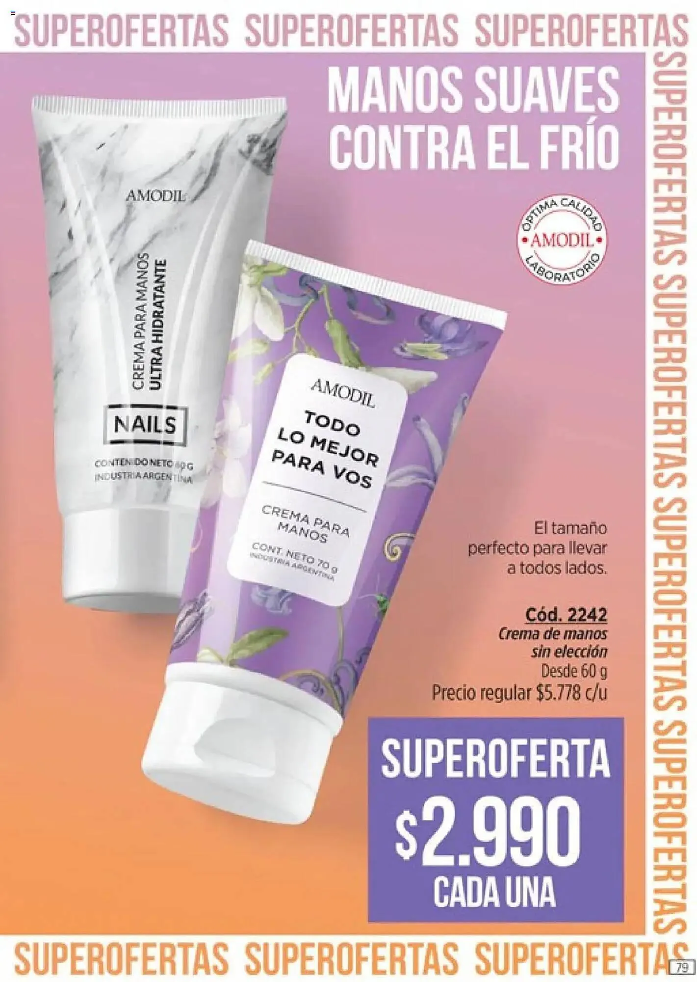 Ofertas de Catálogo Amodil 24 de marzo al 6 de abril 2025 - Página 79 del catálogo