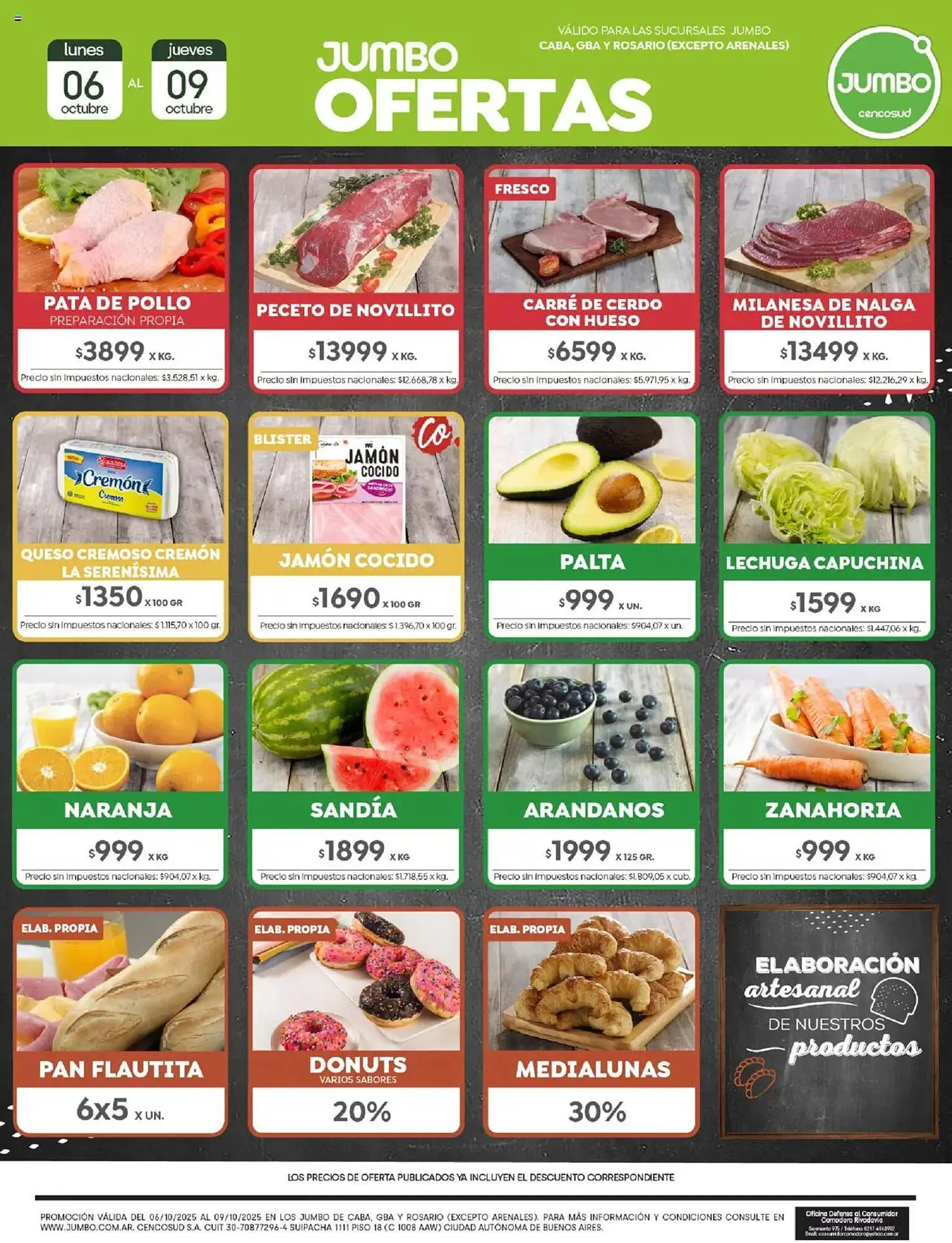 Ofertas de Catálogo Jumbo 6 de octubre al 9 de octubre 2025 - Página 1 del catálogo