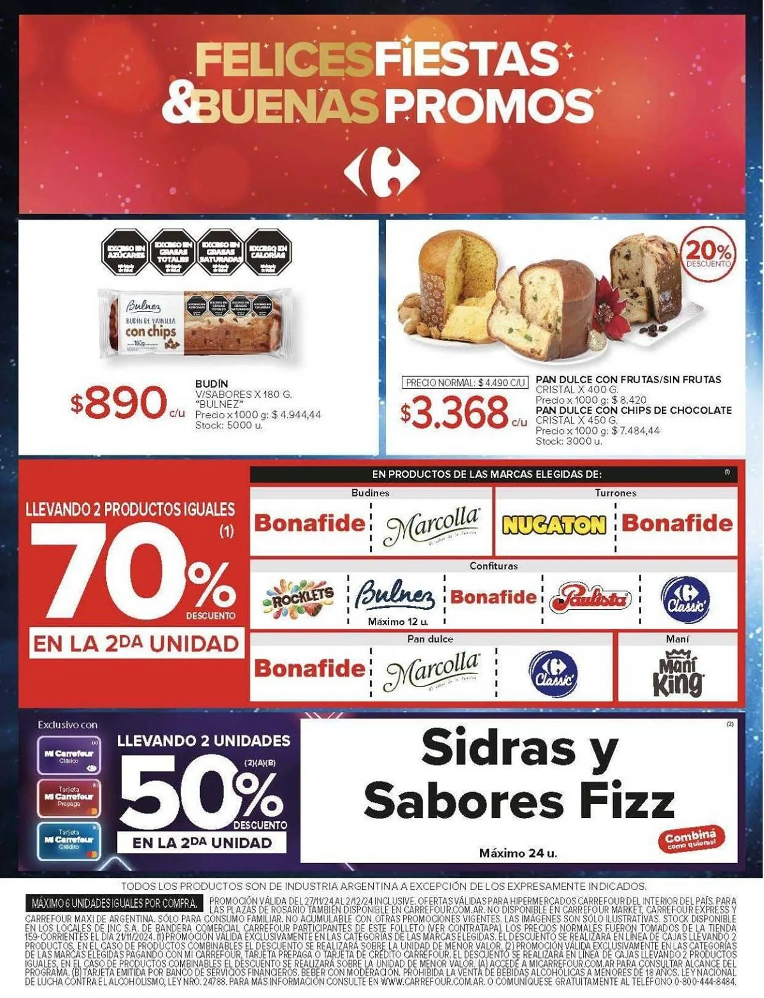 Ofertas de Catálogo Carrefour 27 de noviembre al 3 de diciembre 2024 - Página 27 del catálogo