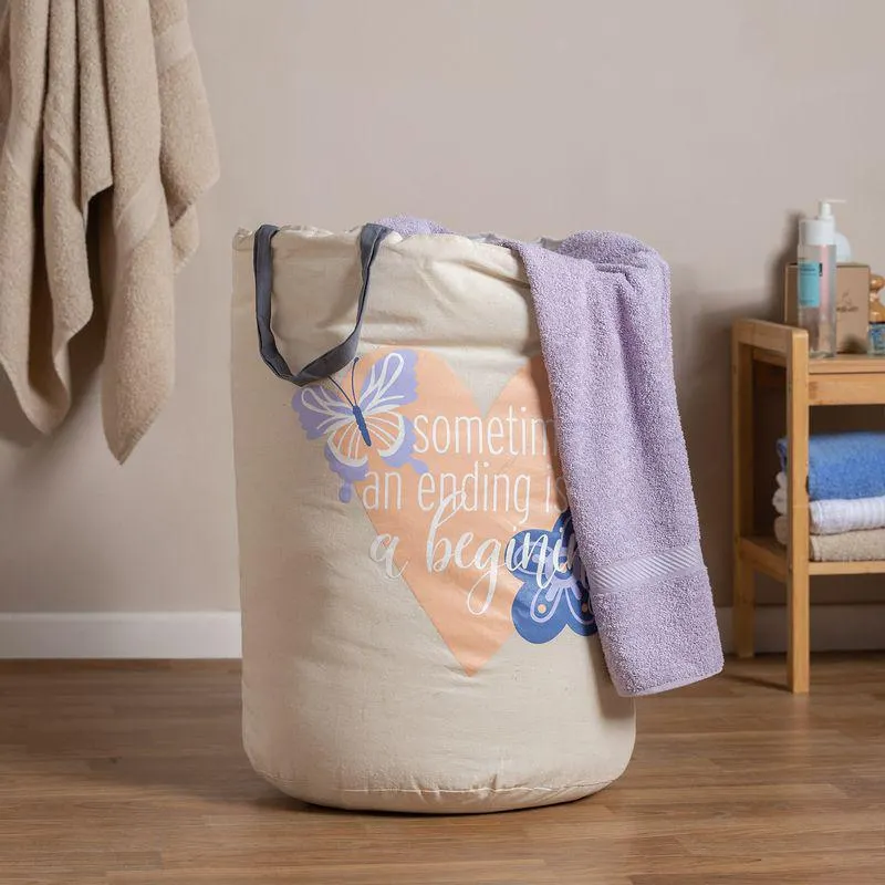 Laundry Bag Tusor Mariposas