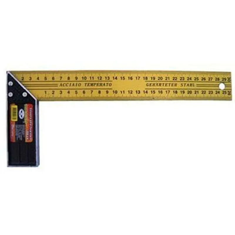 Escuadra Carpintero Milimetrada Silver Shadow 300 Mm