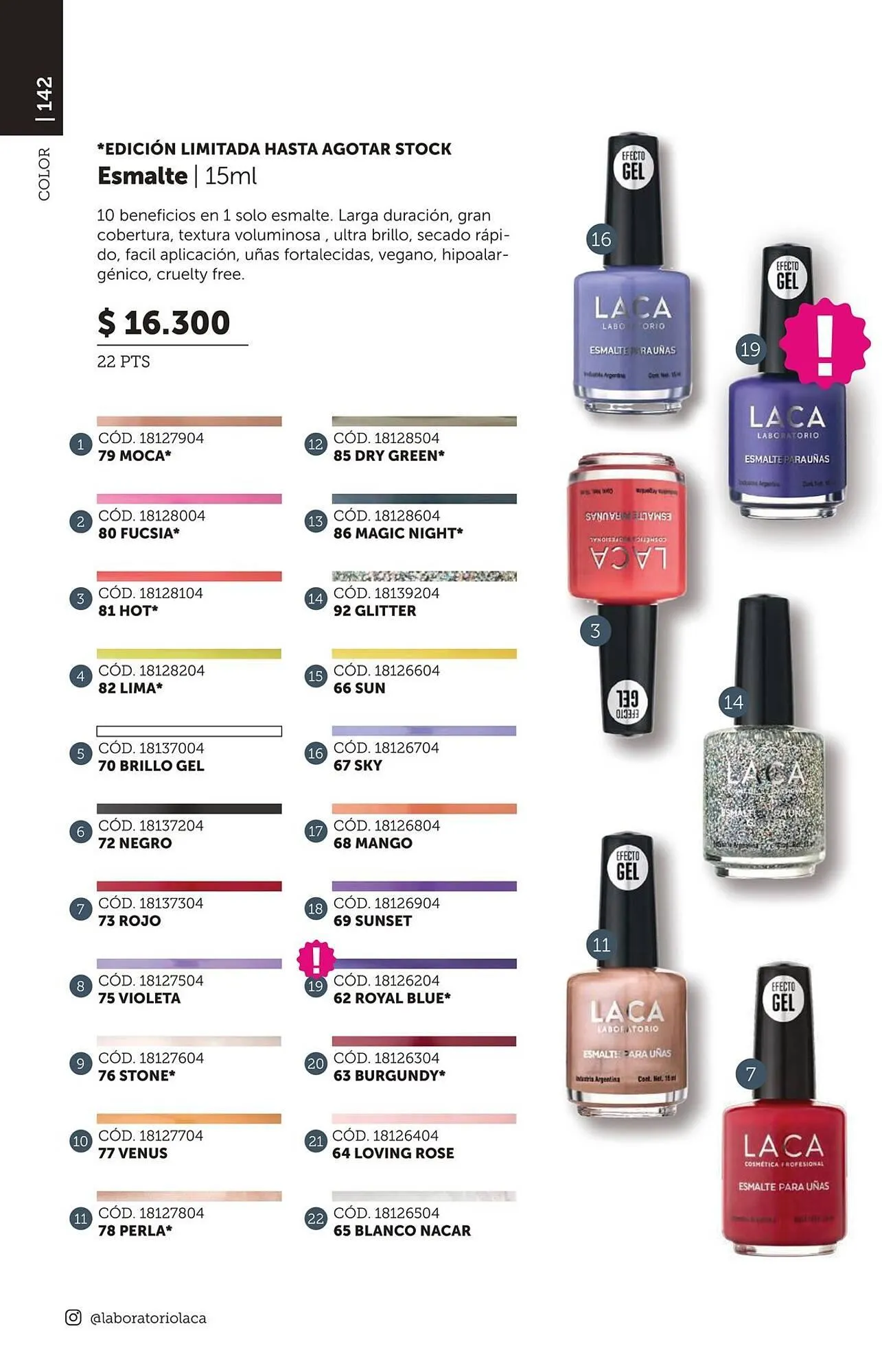 Ofertas de Catálogo Laboratorio LACA 11 de marzo al 31 de marzo 2026 - Página 142 del catálogo