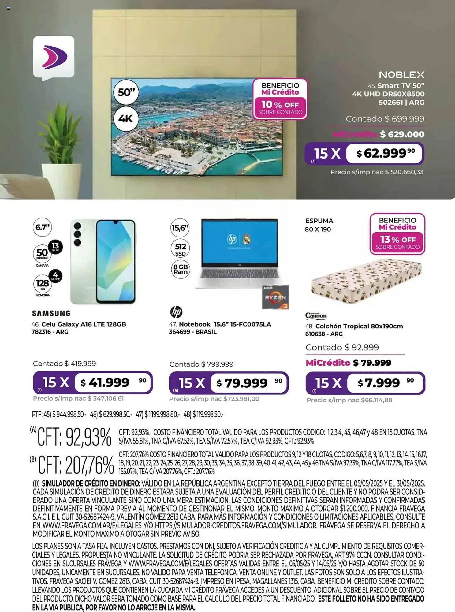 Ofertas de Catálogo Frávega 5 de mayo al 31 de mayo 2025 - Página 8 del catálogo