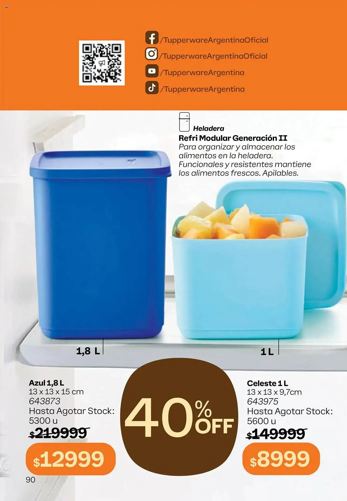 Ofertas de Catálogo Tupperware 9 de abril al 22 de abril 2025 - Página 182 del catálogo