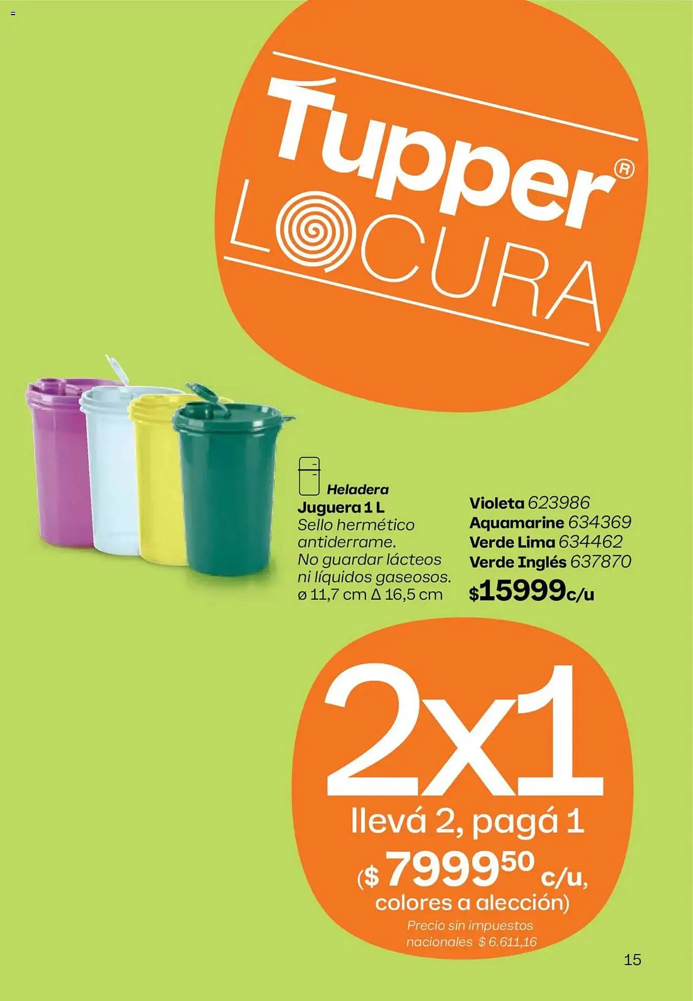 Ofertas de Catálogo Tupperware 9 de julio al 23 de julio 2025 - Página 16 del catálogo
