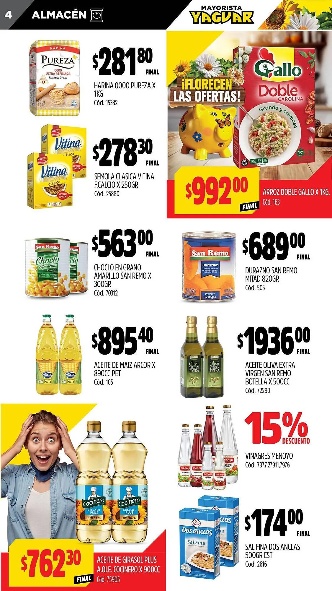 Ofertas de Catálogo Supermercados Yaguar 25 de septiembre al 30 de septiembre 2023 - Página 4 del catálogo