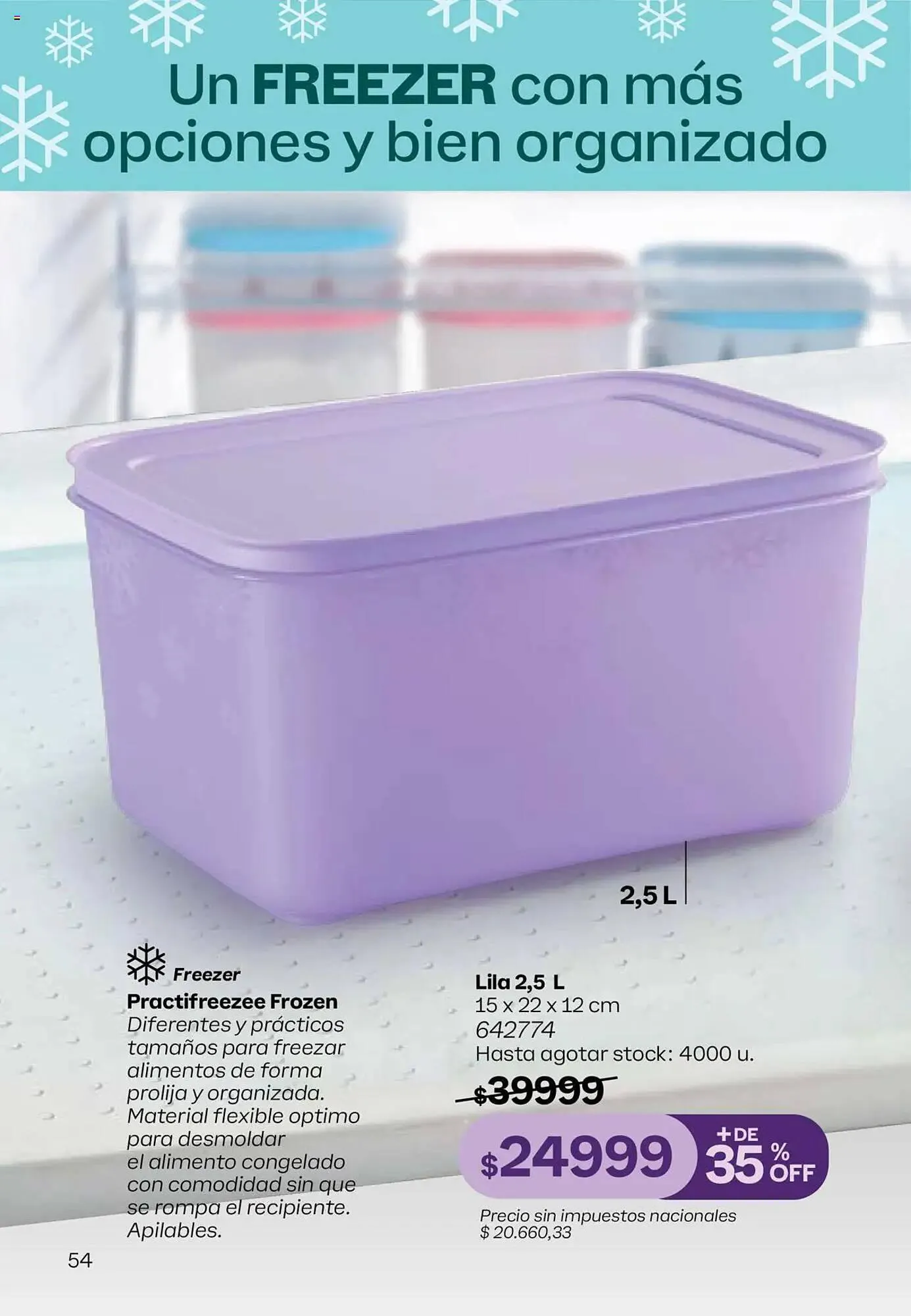 Ofertas de Catálogo Tupperware 29 de mayo al 12 de junio 2025 - Página 55 del catálogo
