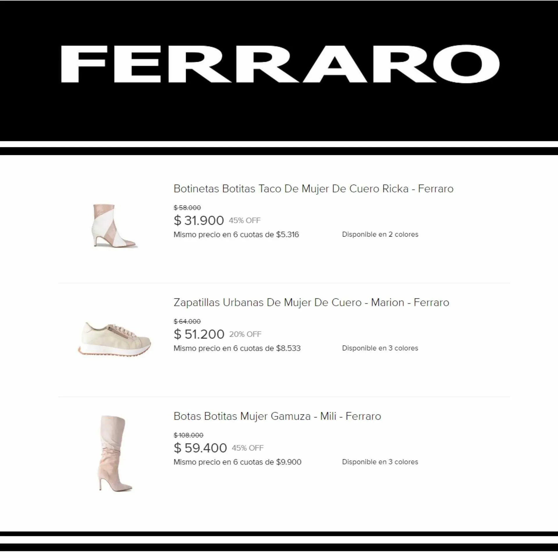 Ofertas de Catálogo Ferraro 6 de septiembre al 9 de septiembre 2023 - Página 5 del catálogo