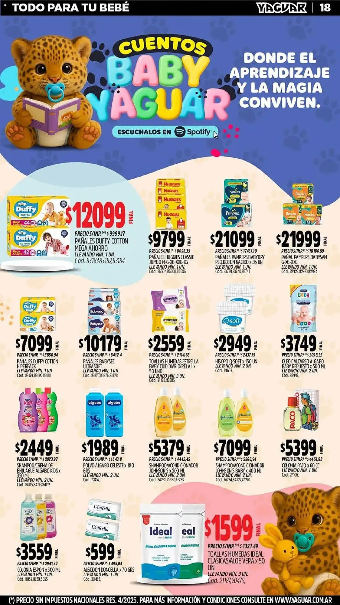Ofertas de Catálogo Supermercados Yaguar 30 de marzo al 5 de abril 2026 - Página 17 del catálogo