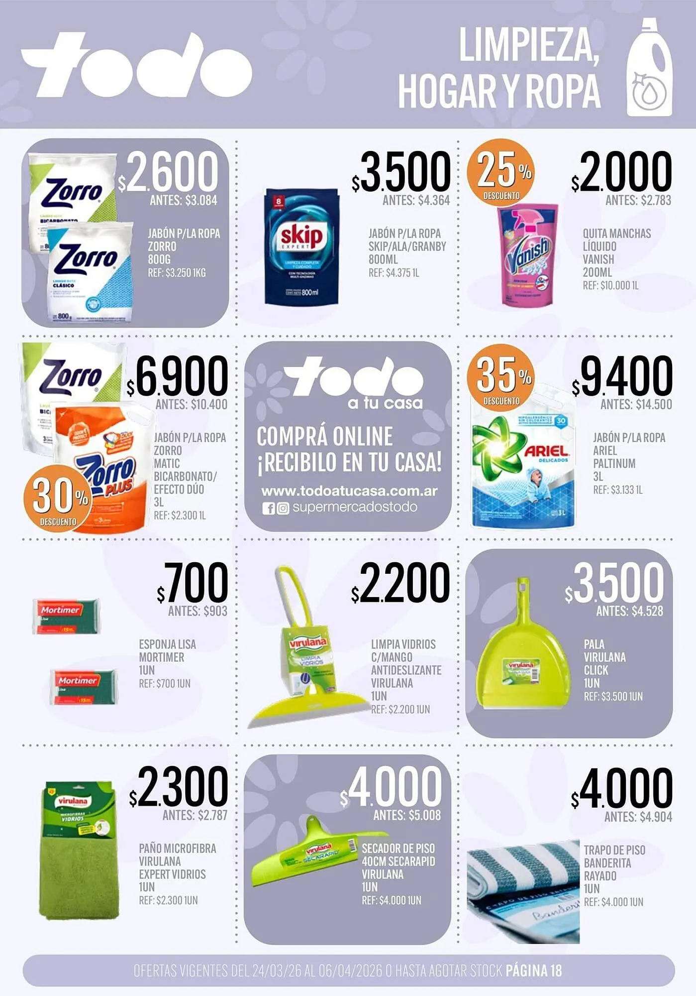 Ofertas de Catálogo Supermercados Todo 24 de marzo al 6 de abril 2026 - Página 19 del catálogo