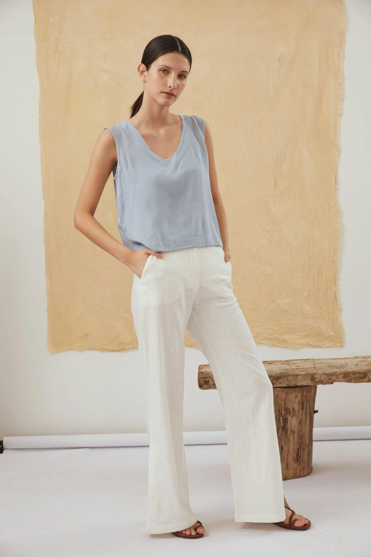 Top Tamarindo Turquesa