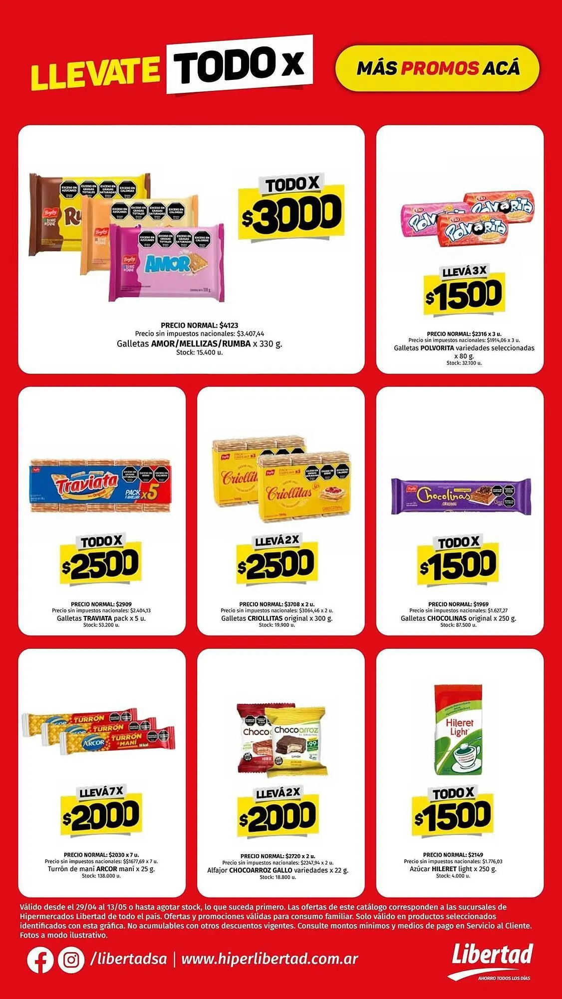 Ofertas de Catálogo Hipermercado Libertad 4 de mayo al 13 de mayo 2026 - Página 4 del catálogo