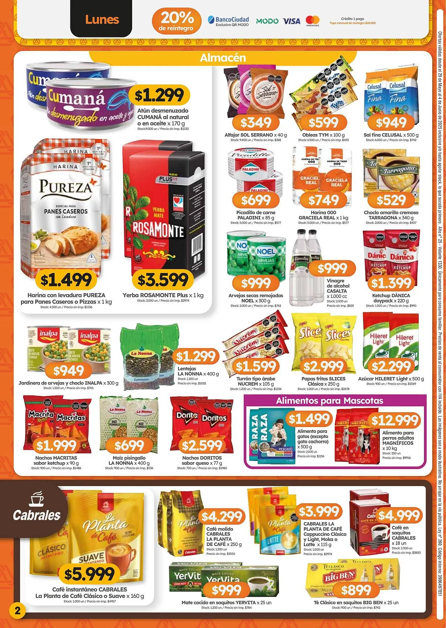 Ofertas de Catálogo Cordiez 29 de mayo al 4 de junio 2025 - Página 2 del catálogo