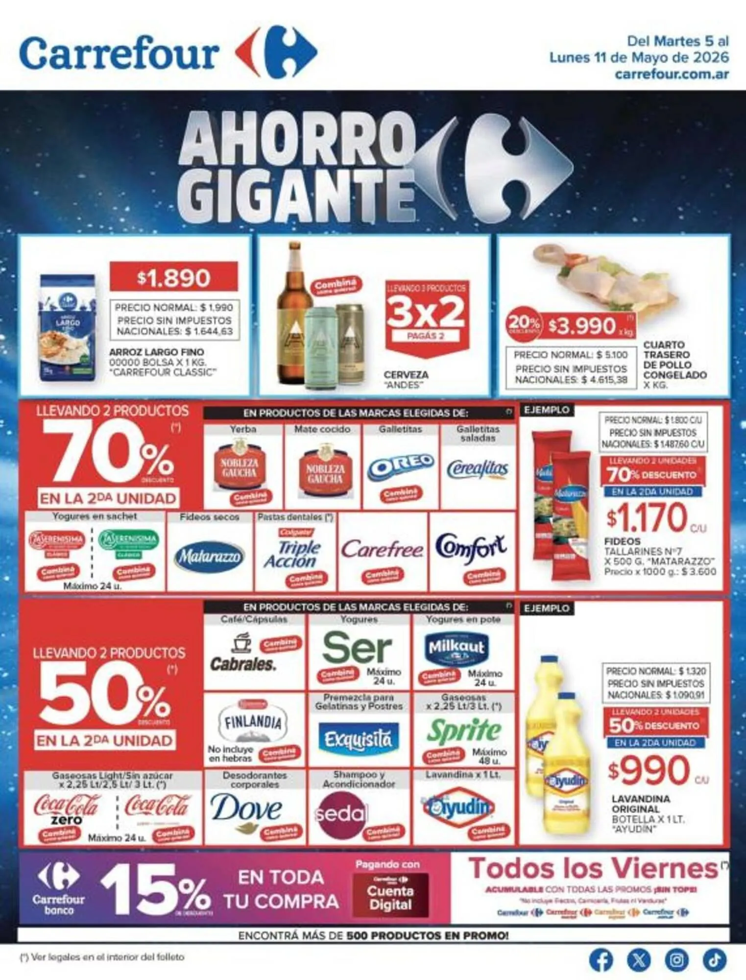 Ofertas de Catálogo Carrefour 5 de mayo al 12 de mayo 2026 - Página 1 del catálogo