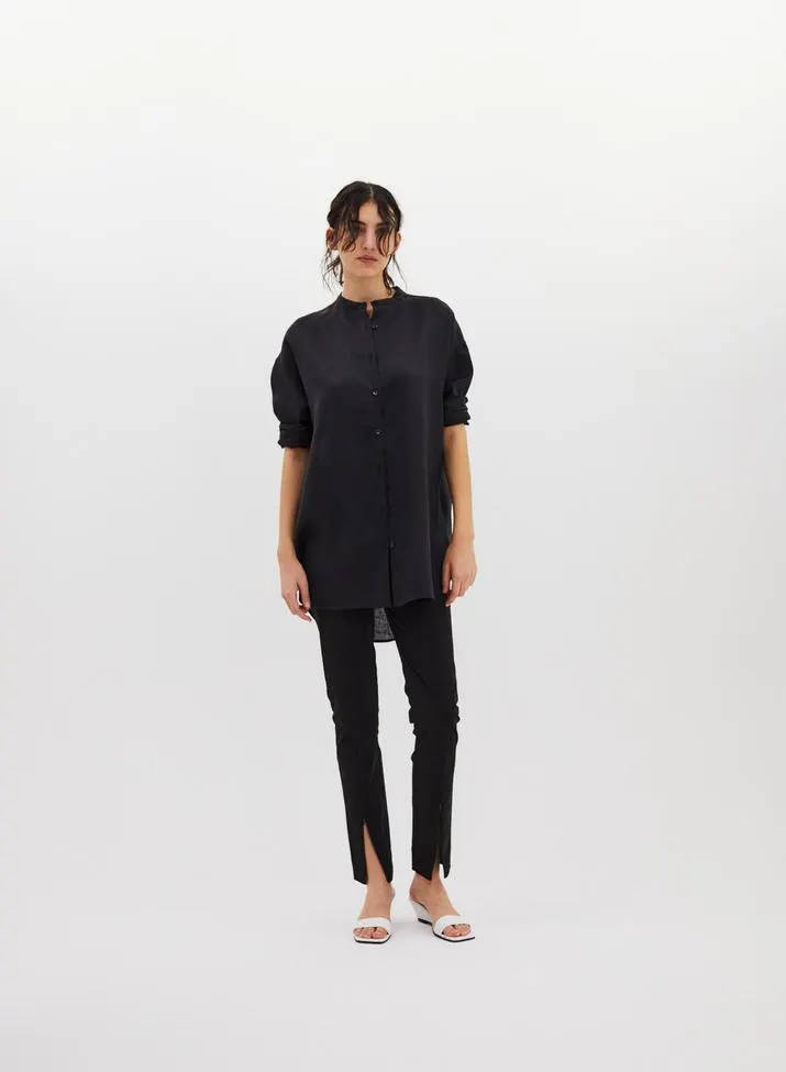 CAMISA MAO LARGA LINO